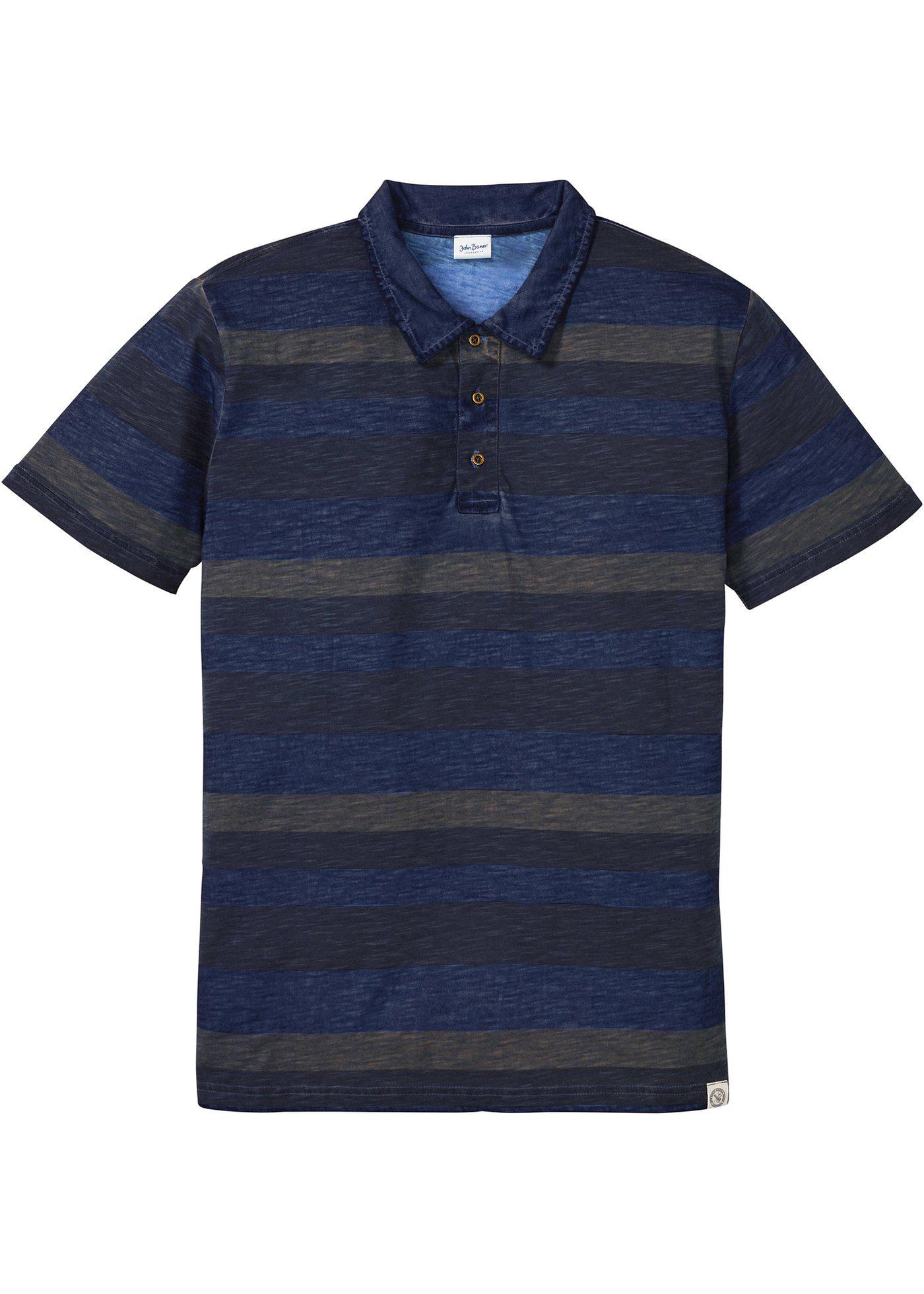 Polo aspect délavé, manches courtes