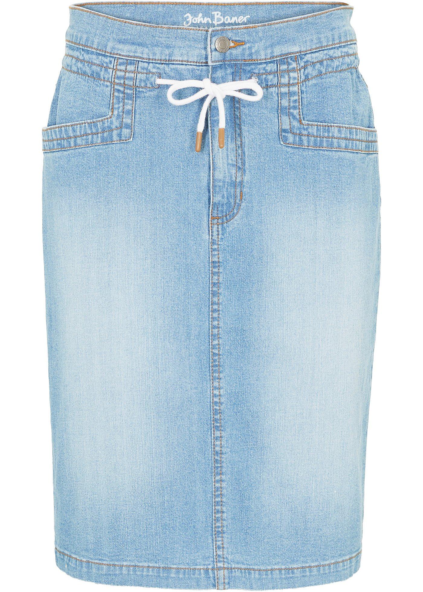 Jupe en jean extensible