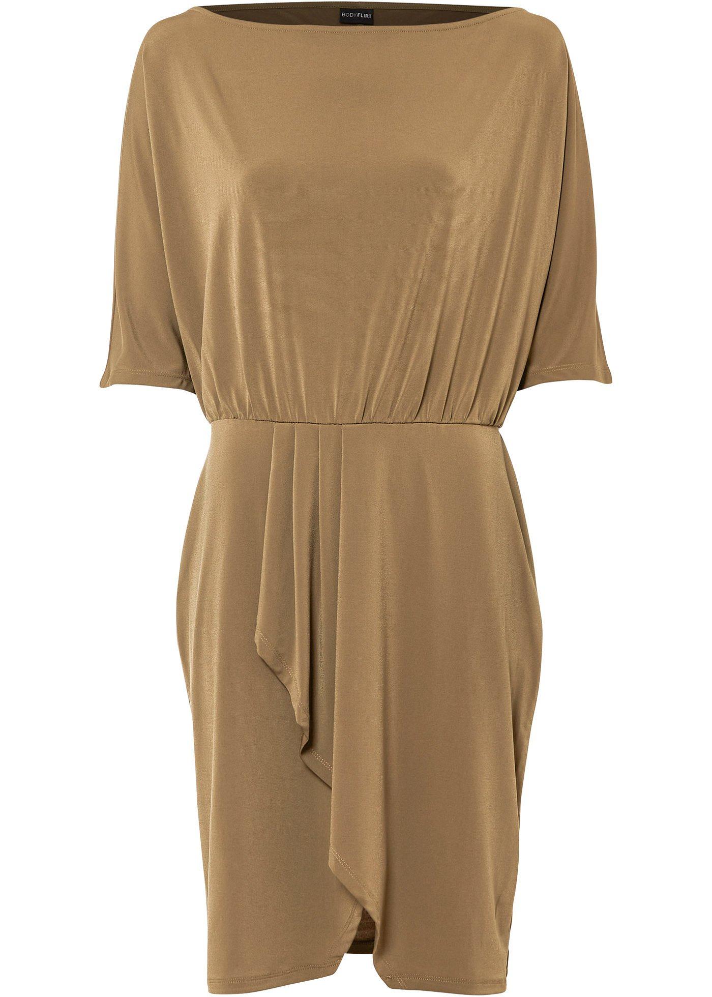 Robe en jersey avec effet portefeuille