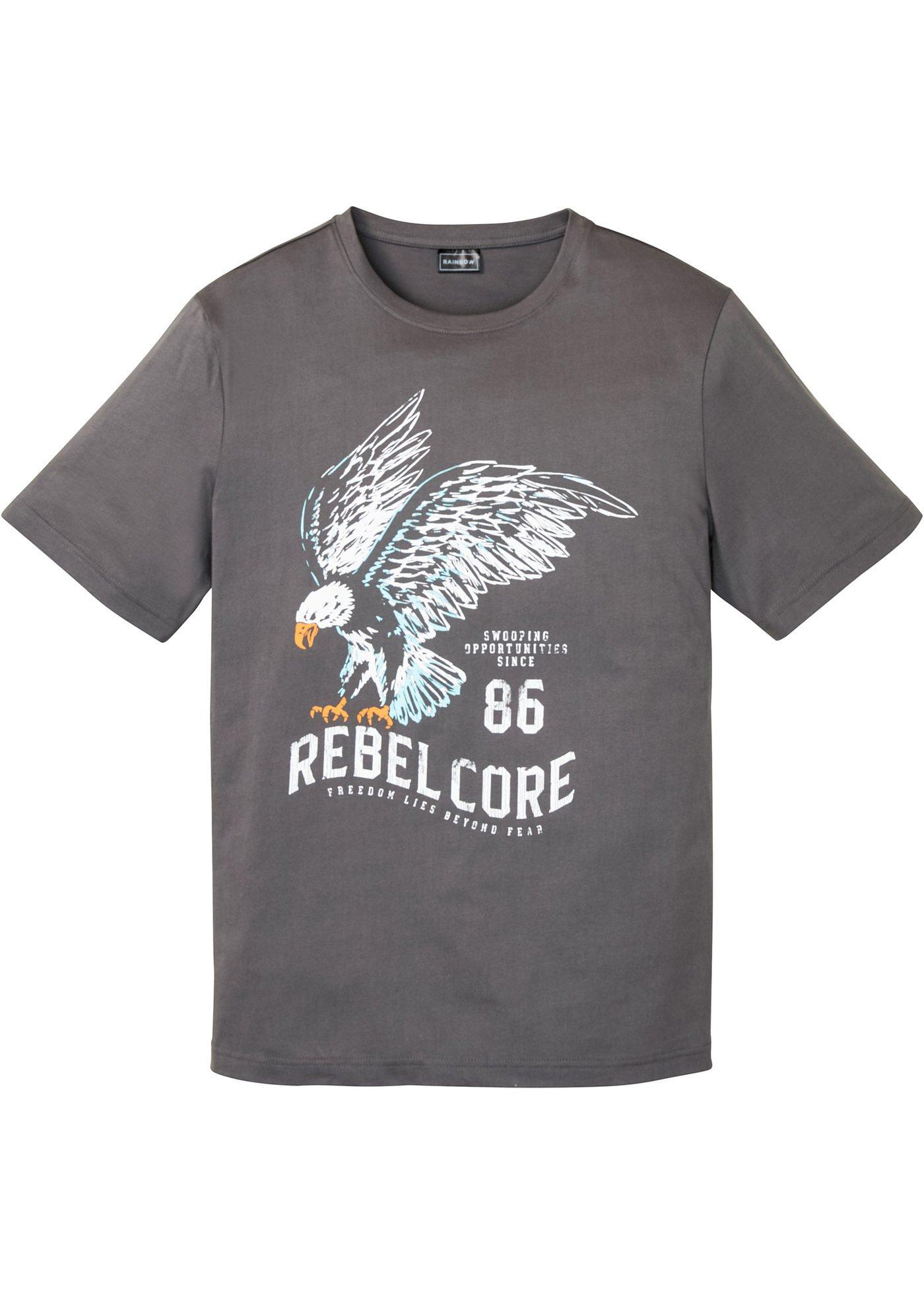 T-shirt avec épaules légèrement basses, Loose Fit