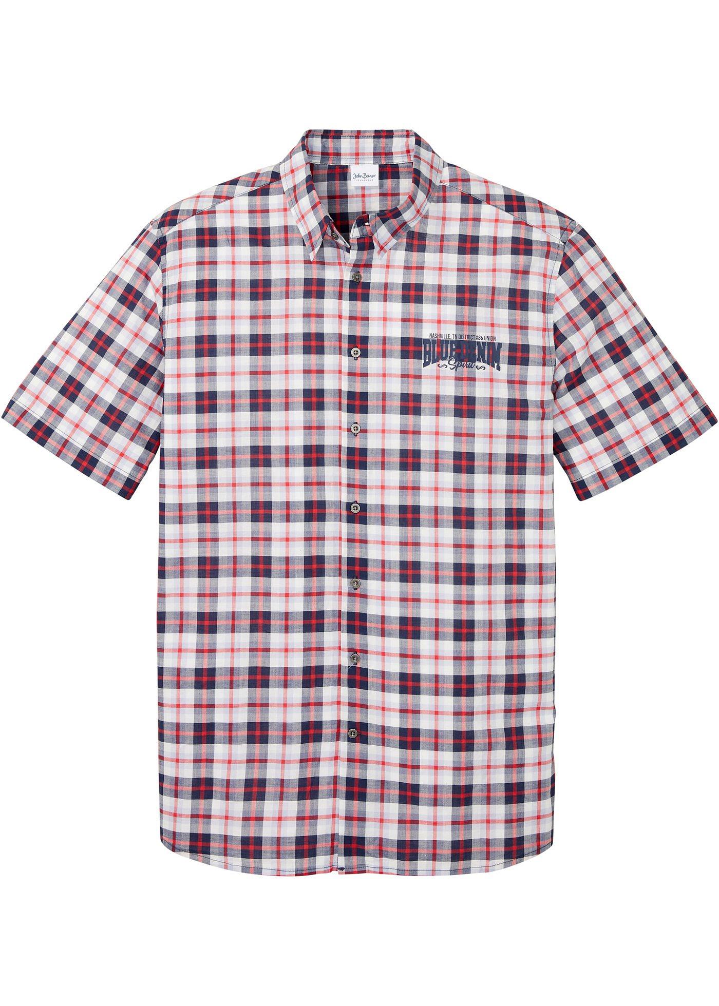 Chemise manches courtes en matière estivale légère