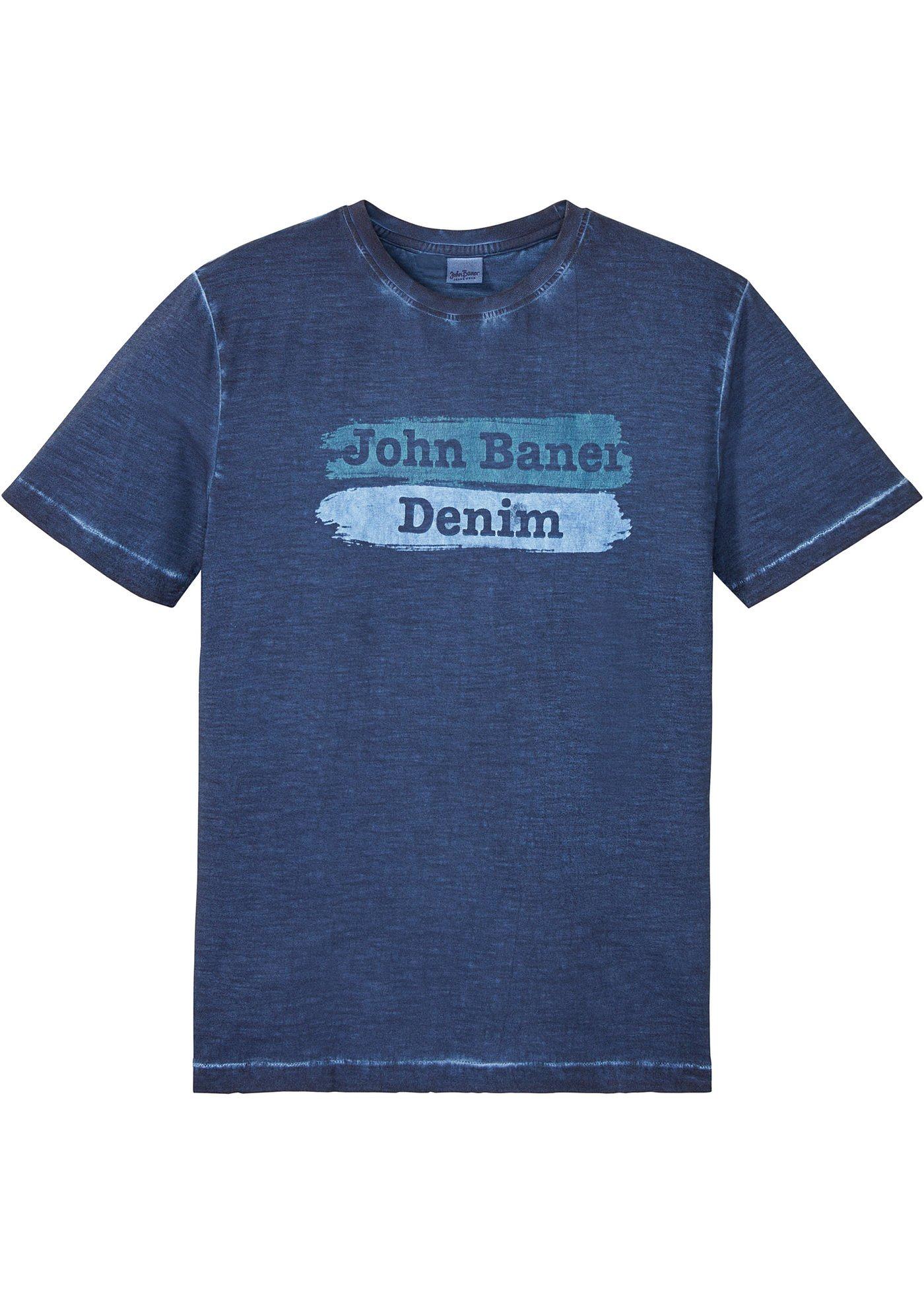 T-shirt aspect délavé