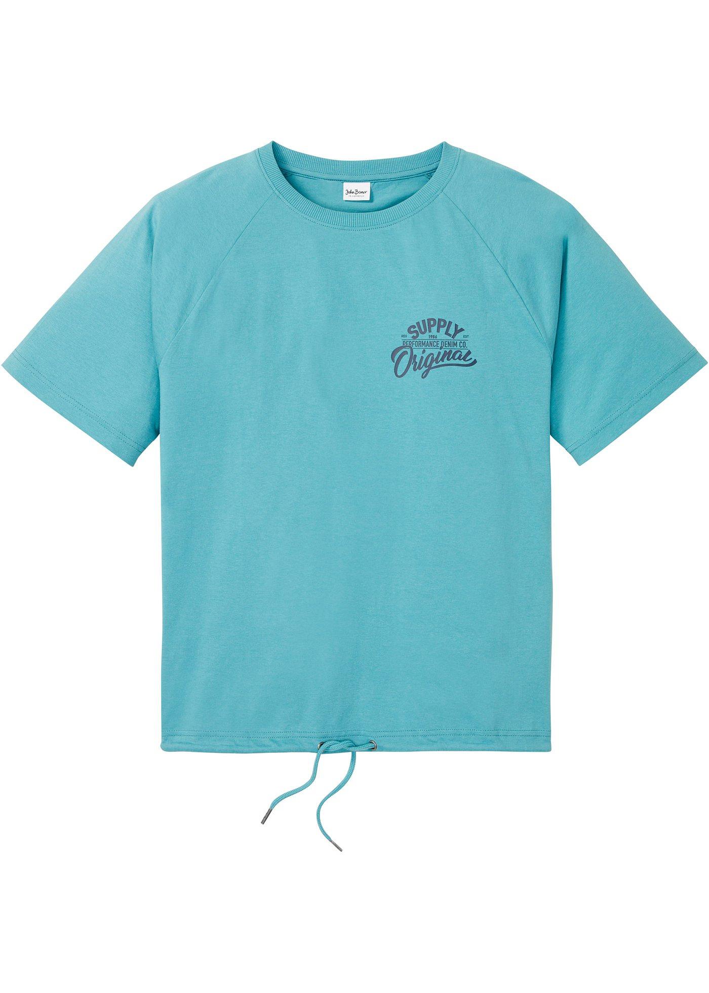 T-shirt avec cordon à la base, Loose Fit