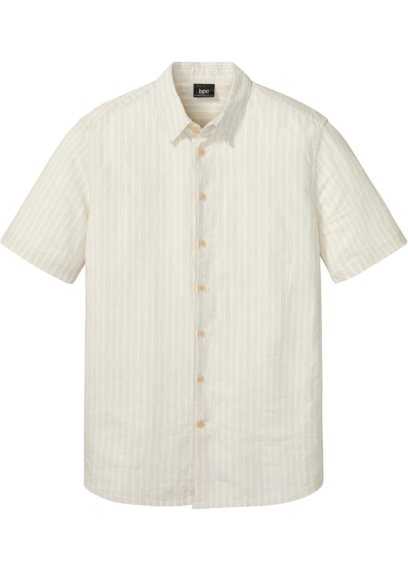 Image de Chemise manches courtes en mélange lin