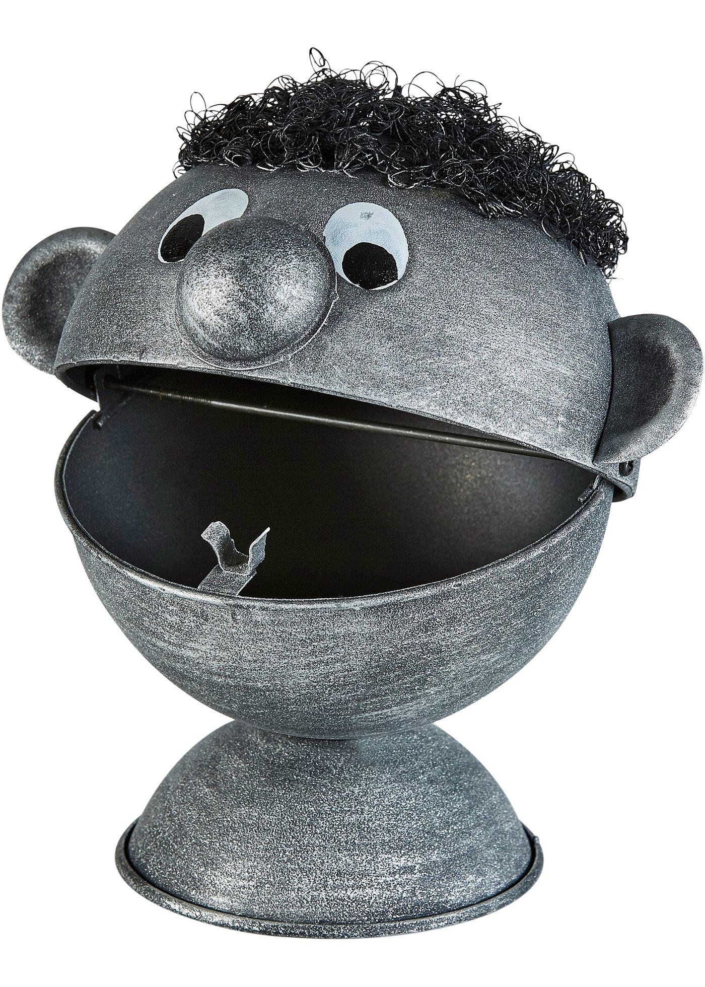 Cendrier d'extérieur avec visage