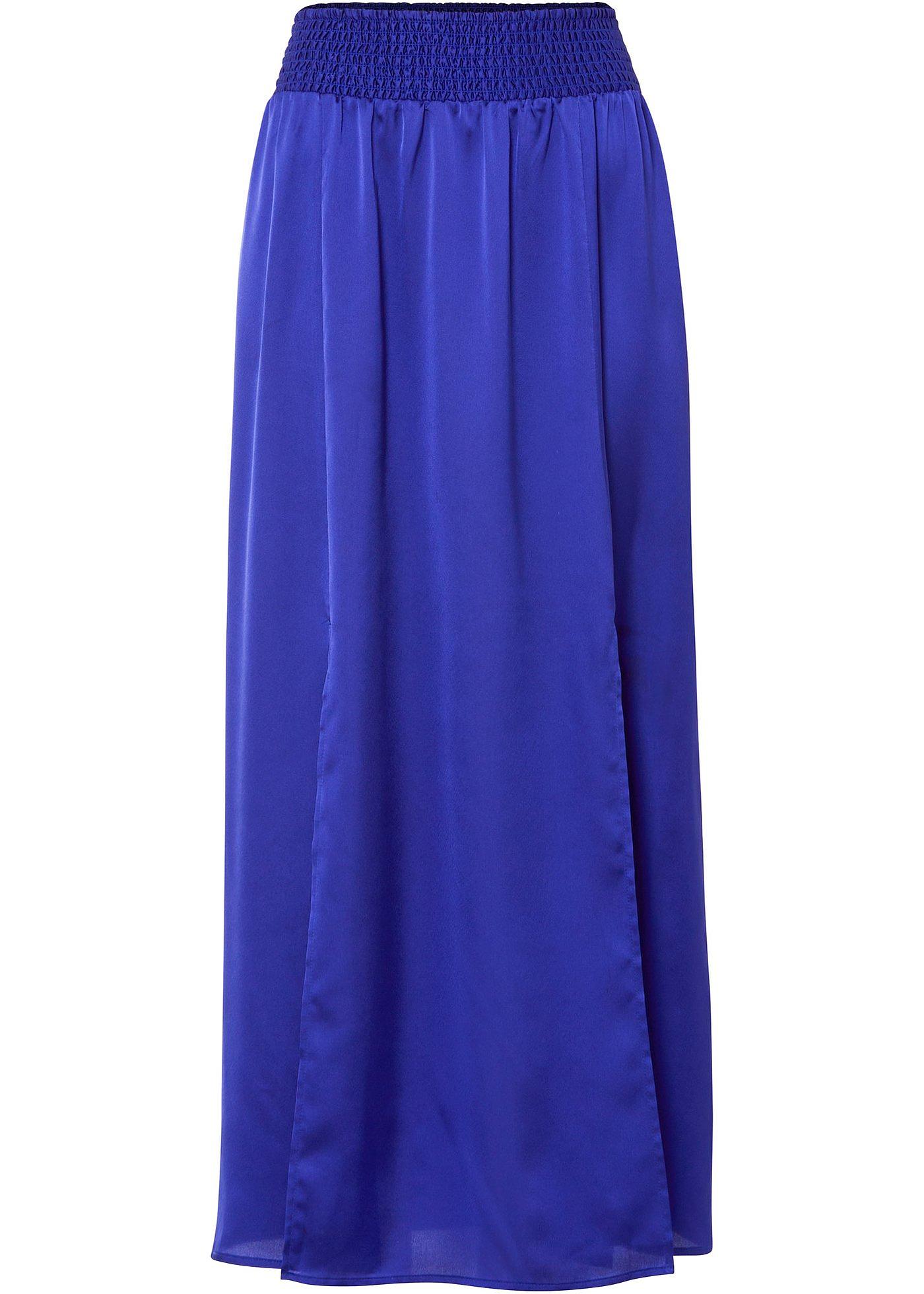 Jupe longue en satin