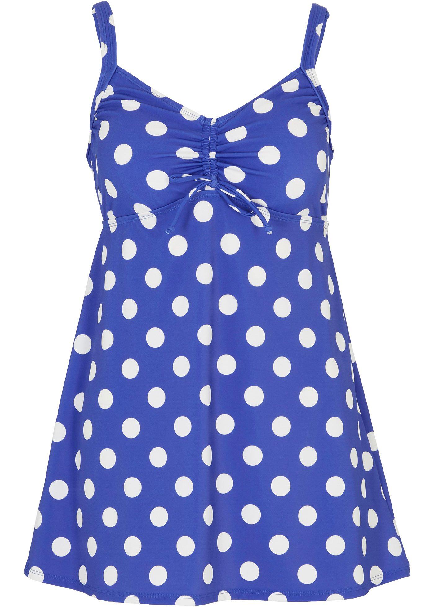 Haut de tankini long avec polyamide recyclé