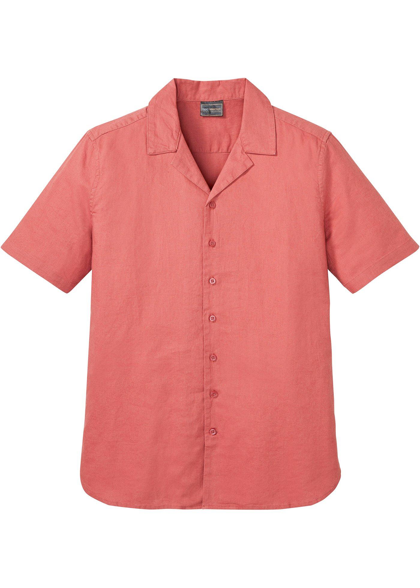 Image de Chemise manches courtes en lin majoritaire