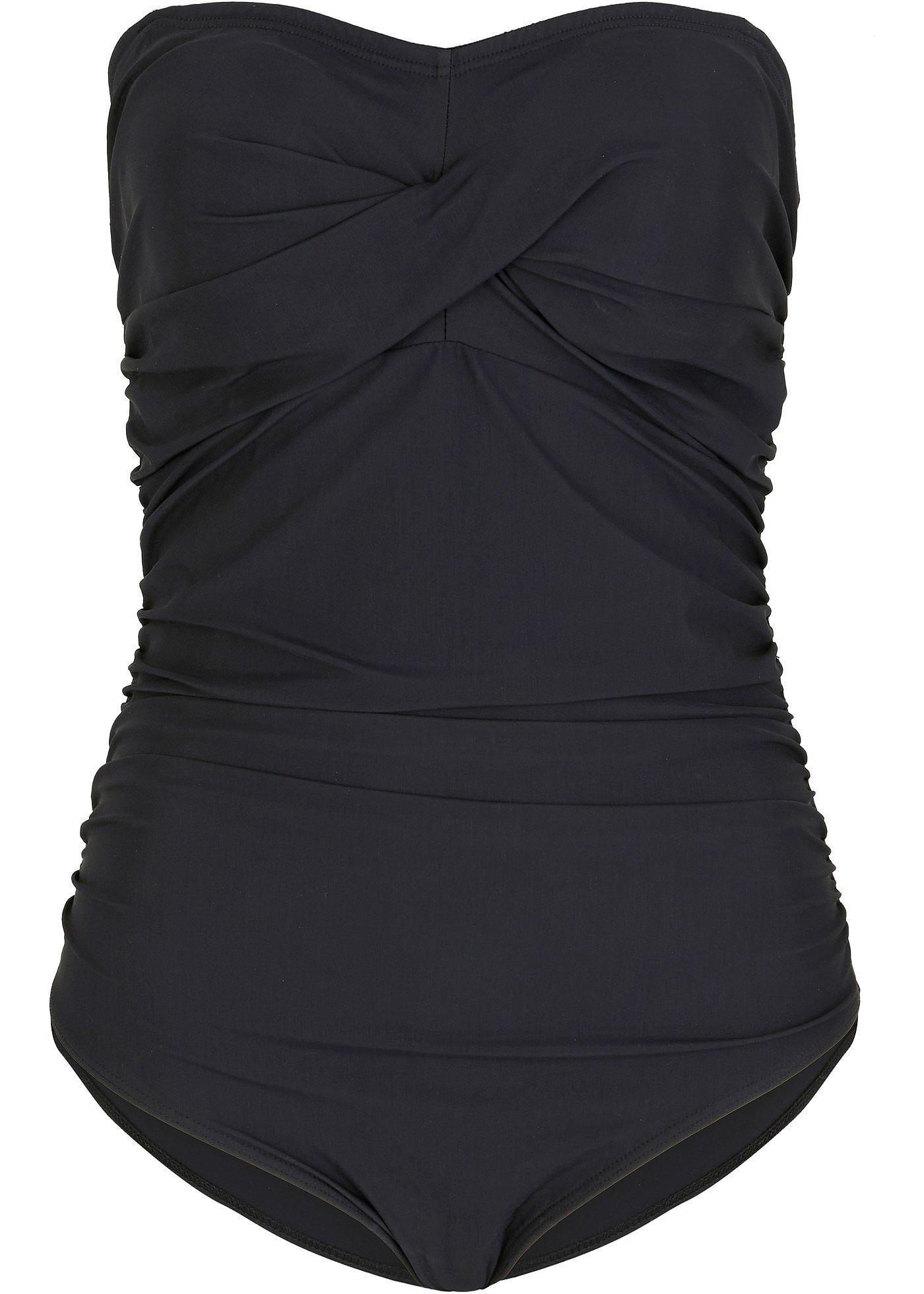 Maillot 1 pièce bandeau sculptant avec léger effet sculptant