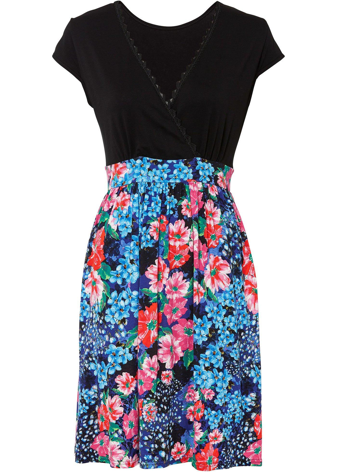 Robe avec jupe imprimée