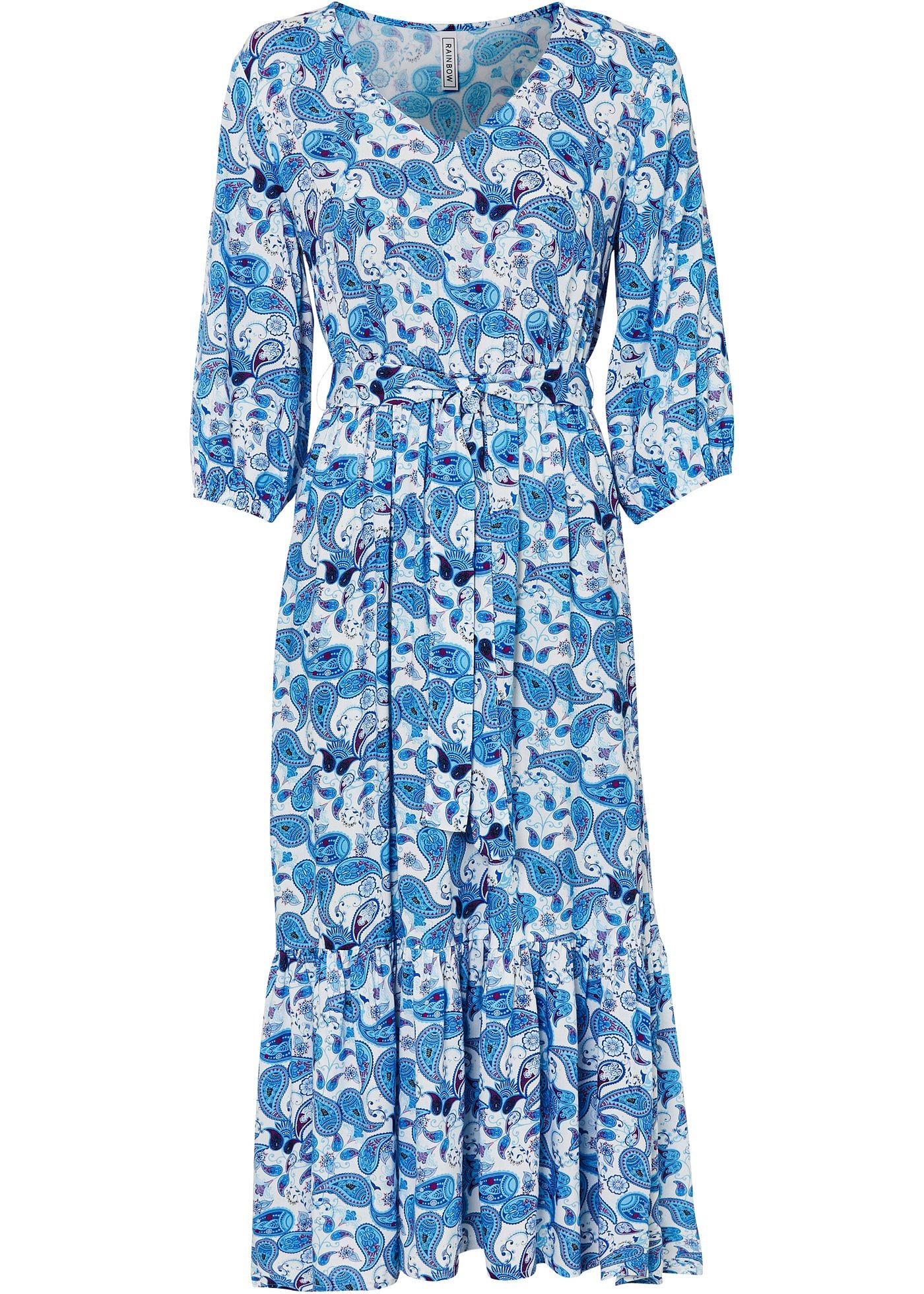 Robe longue en viscose