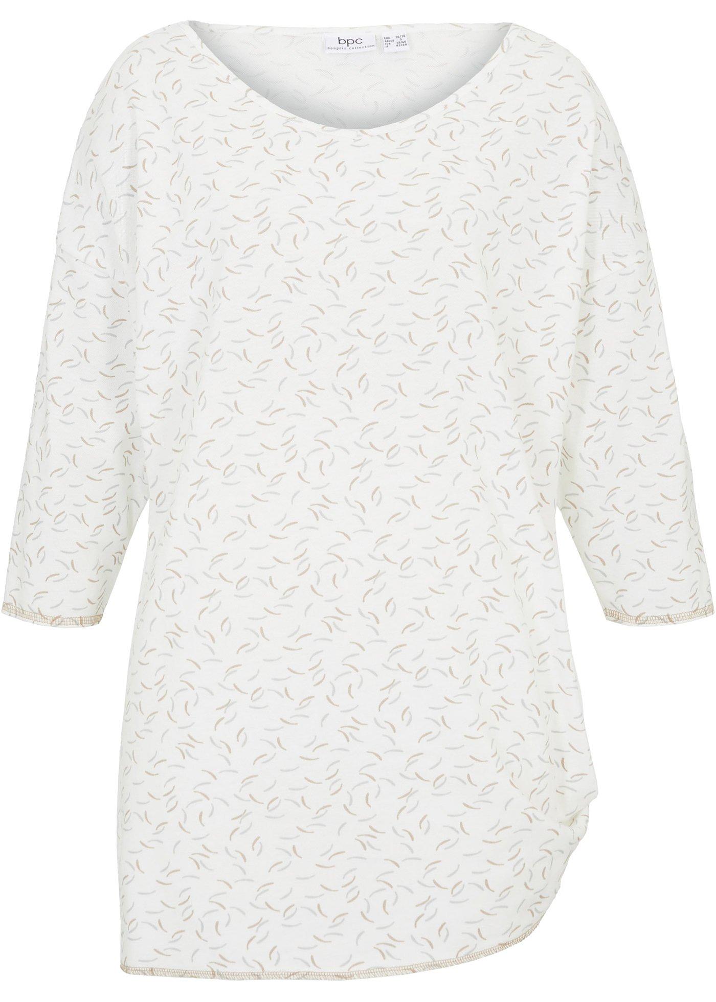 T-shirt avec nœud, asymétrique