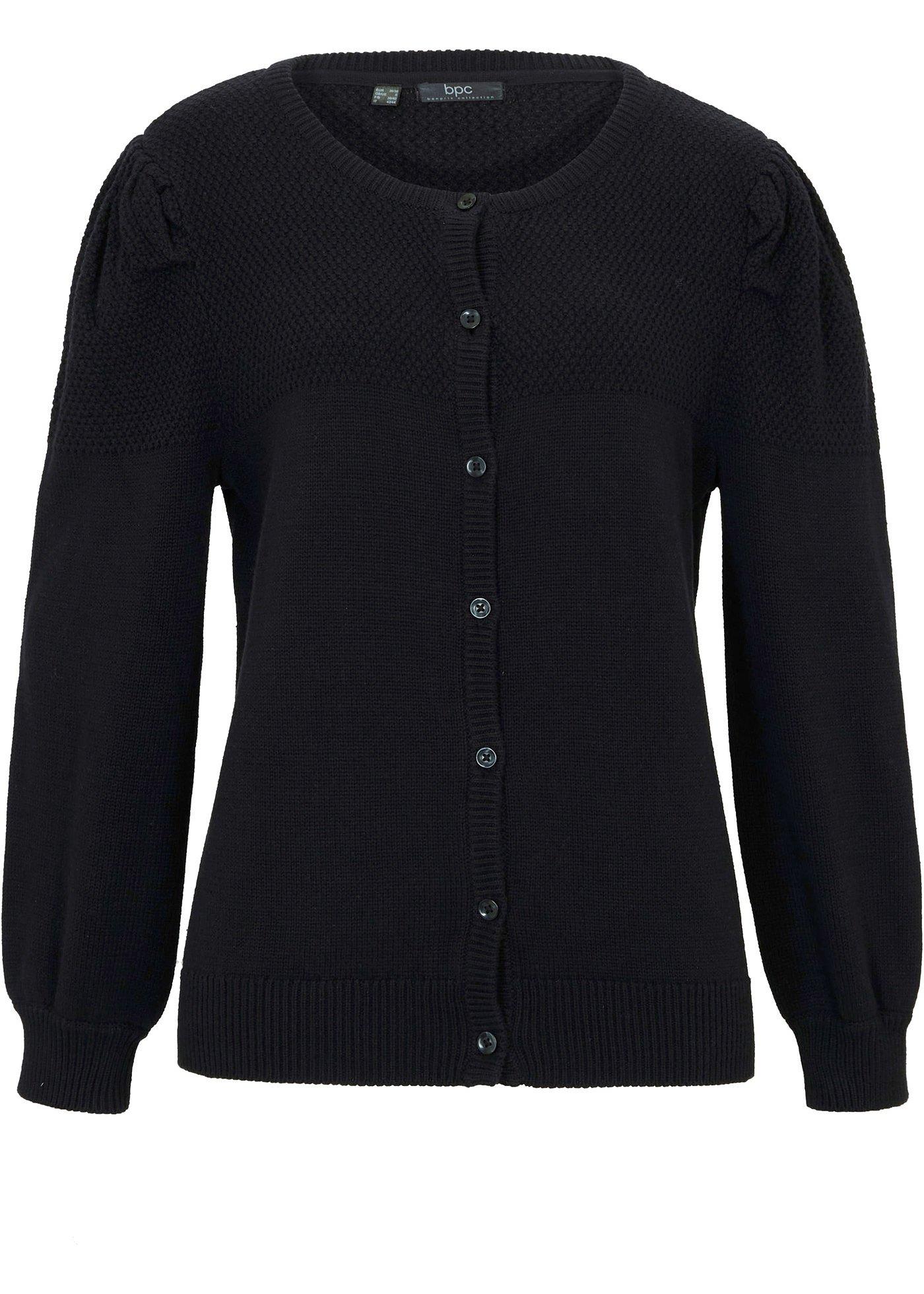 Gilet en maille à manches bouffantes