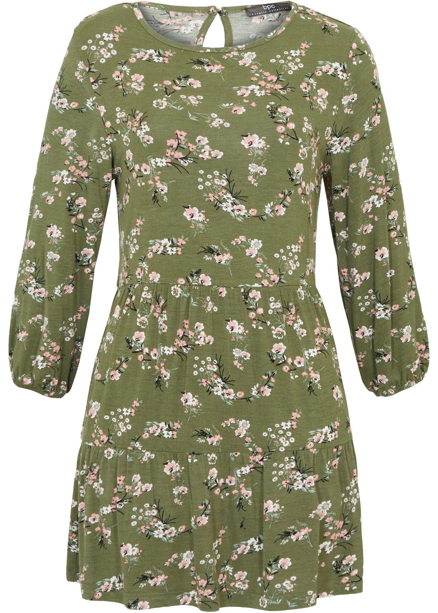 Tunique à volants en viscose