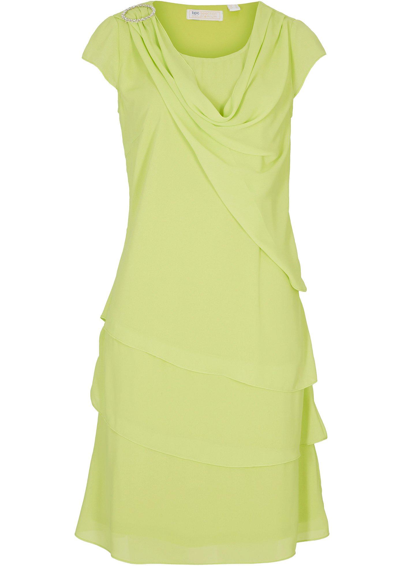 Robe en chiffon style superposé