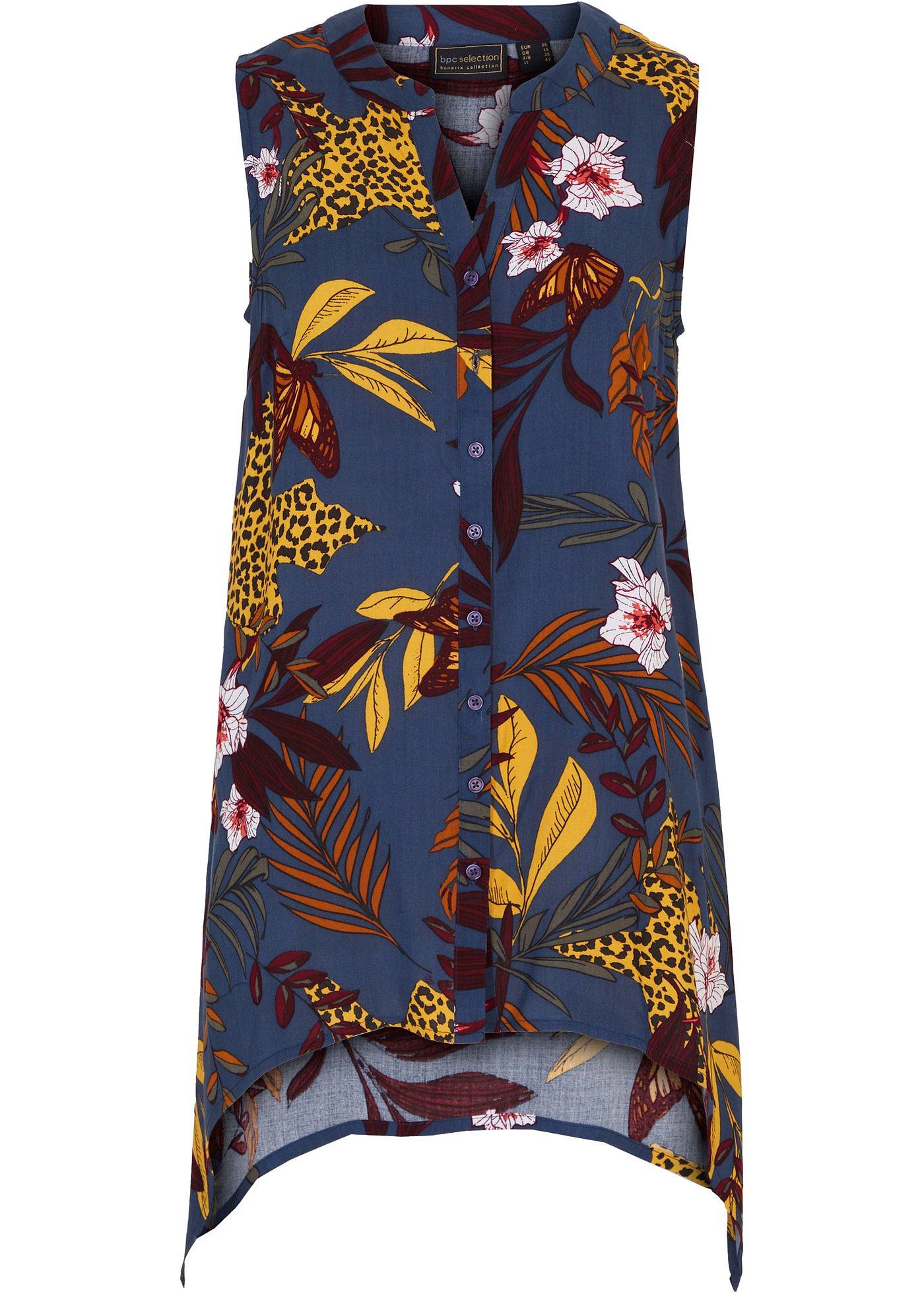 Image de Blouse en viscose à pans