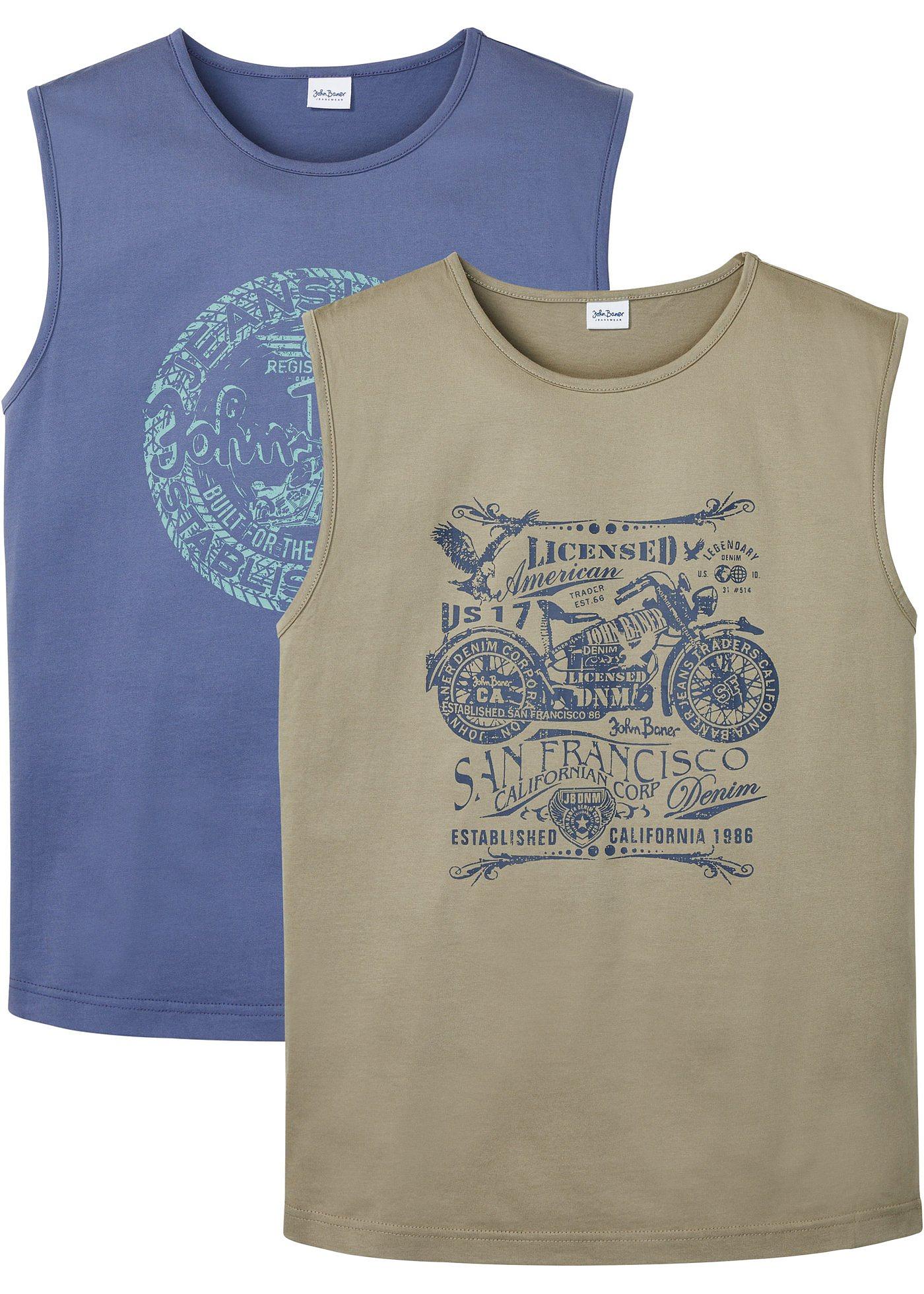 Lot de 2 débardeurs marcel