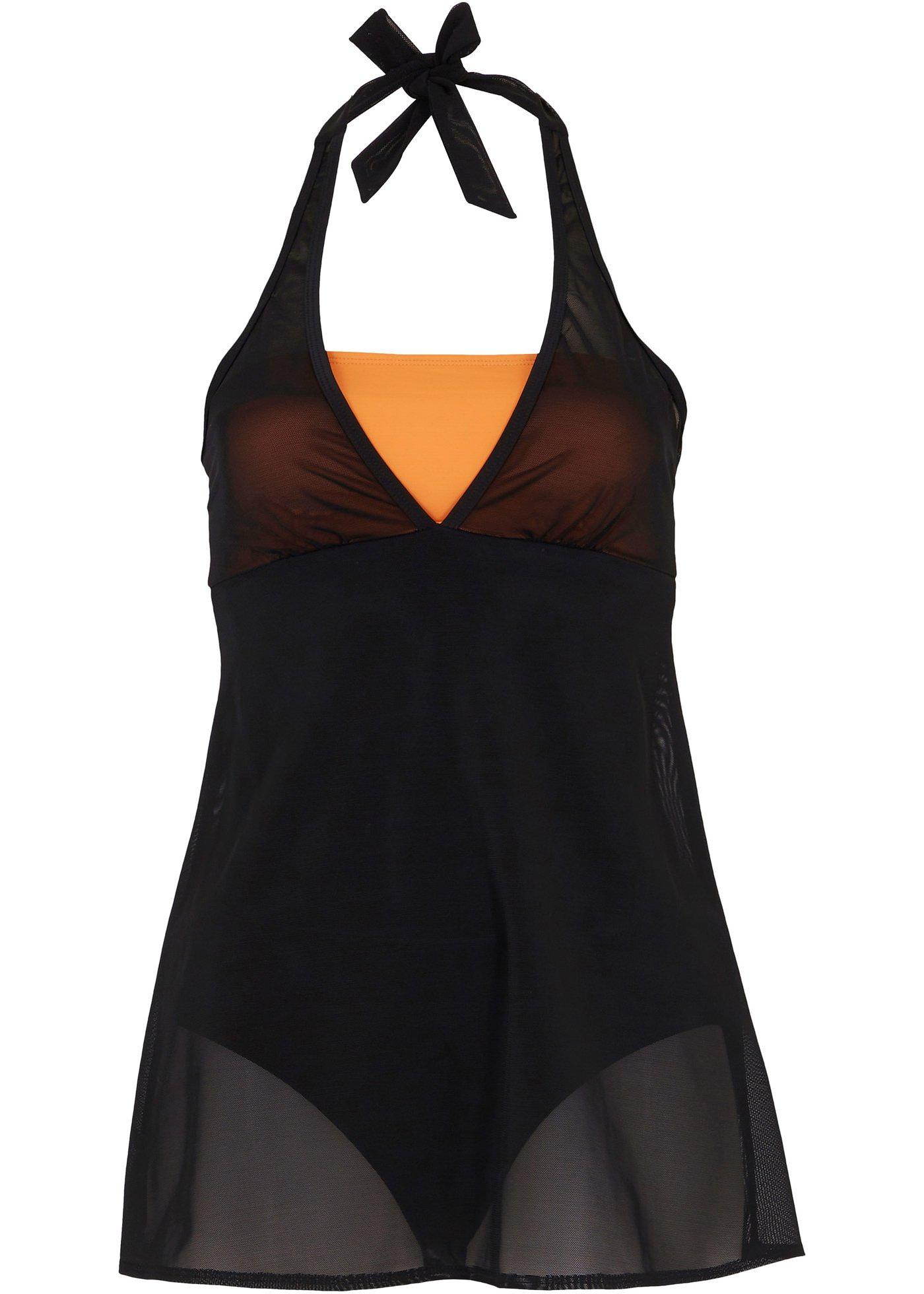 Robe de bain sculptante avec polyamide recyclé, effet sculptant léger