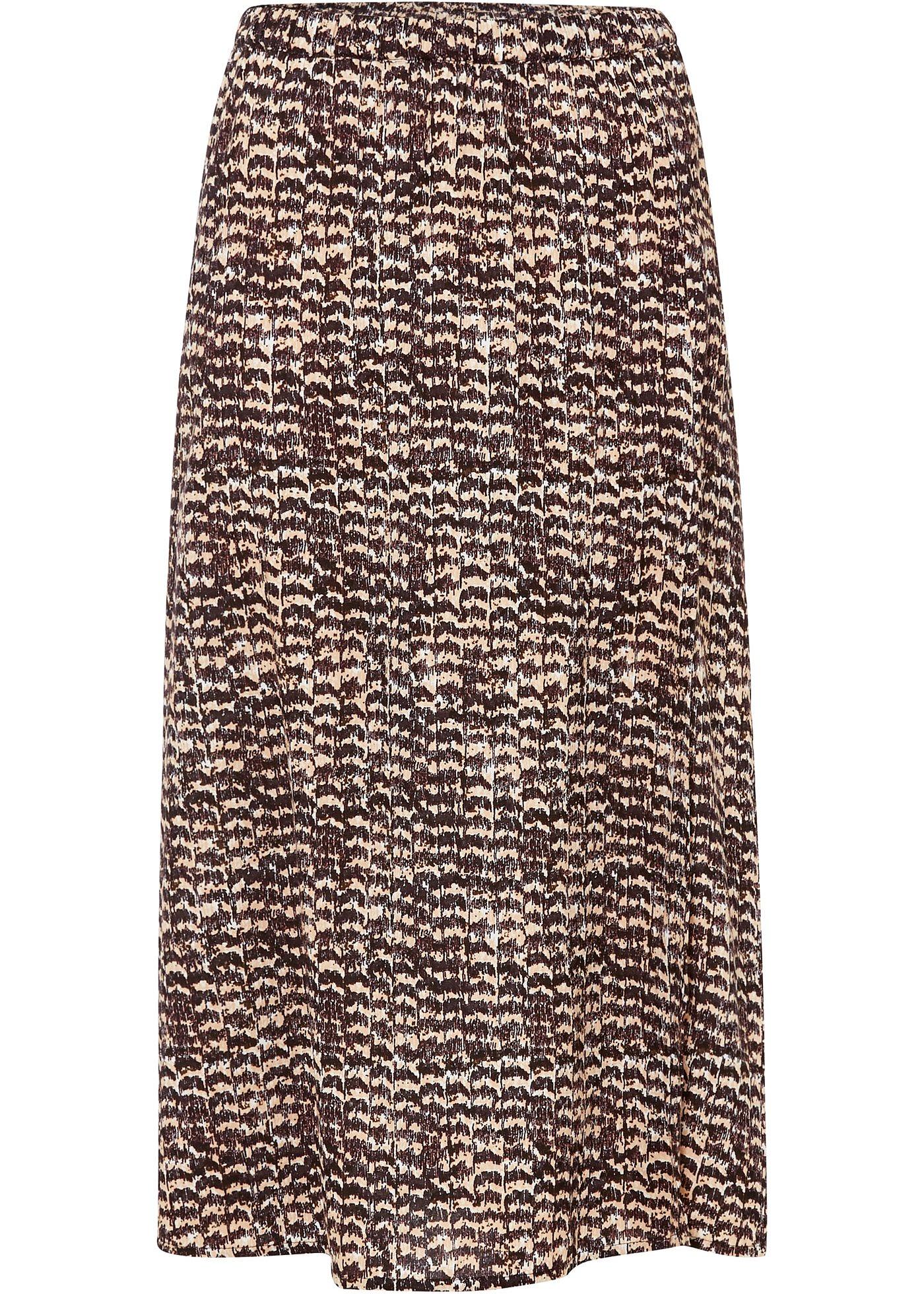 Jupe midi avec fente