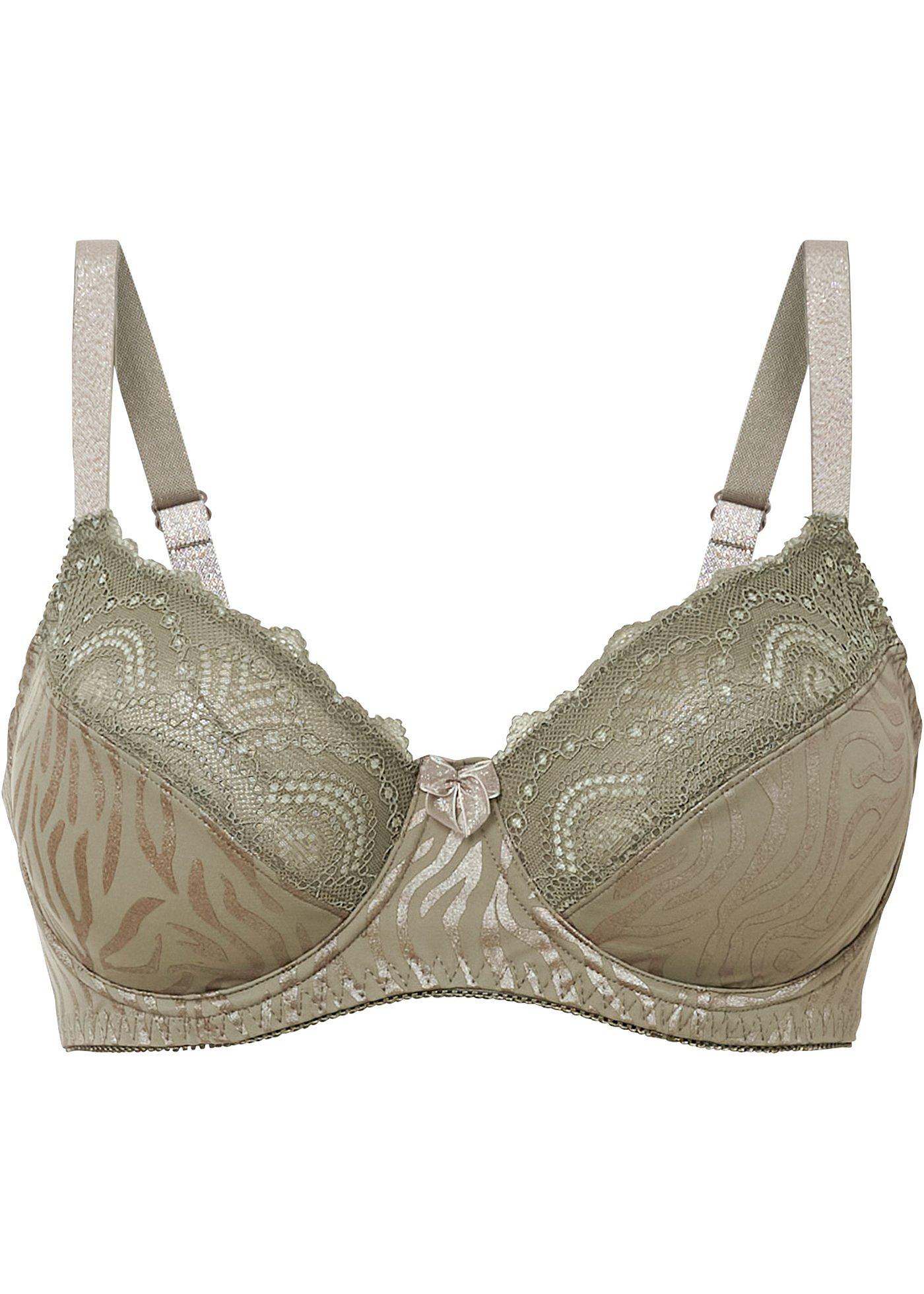 Soutien-gorge avec armatures à imprimé brillant