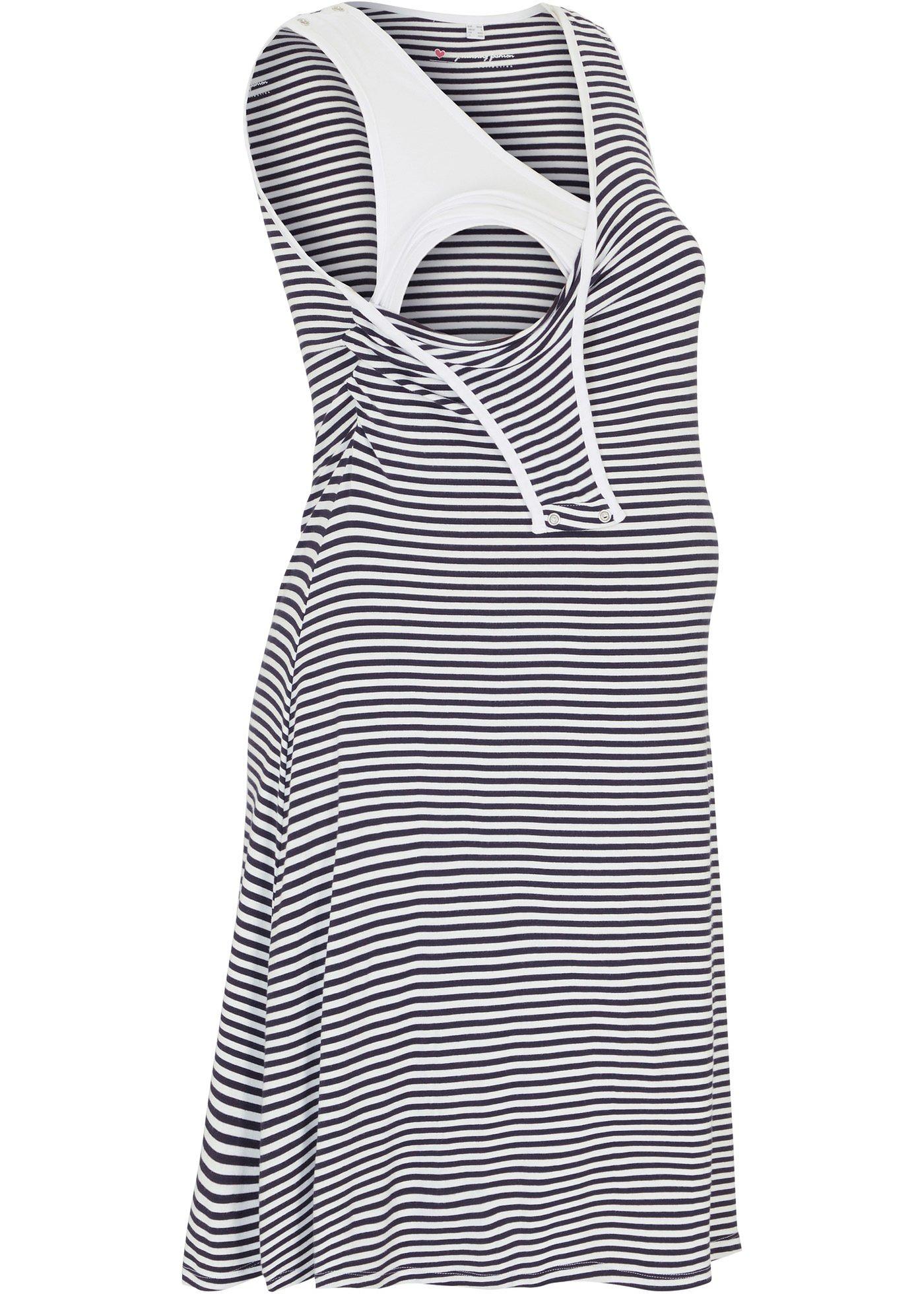 Image de Lot de 2 robes de grossesse en jersey avec fonction allaitement