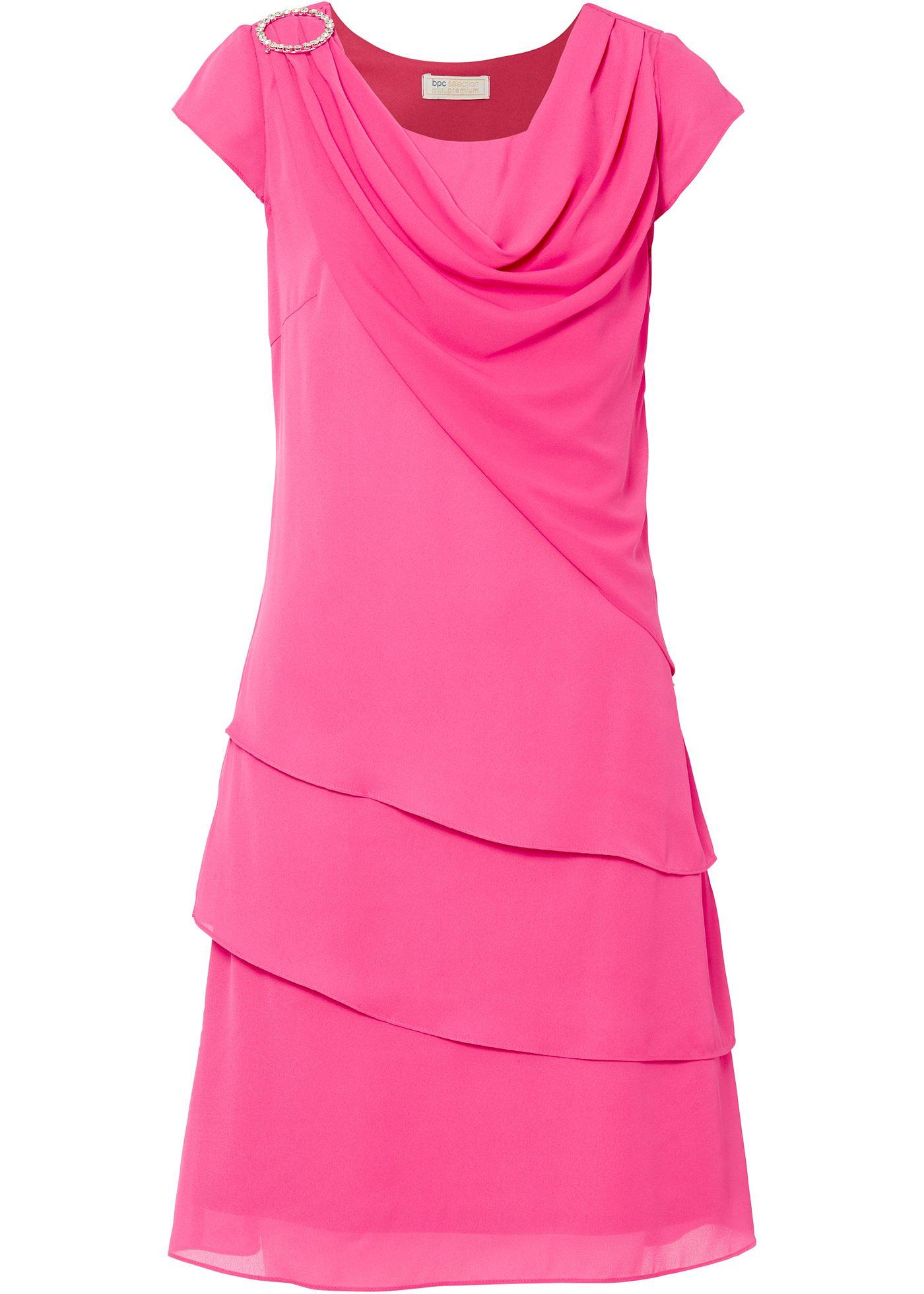 Robe en chiffon style superposé