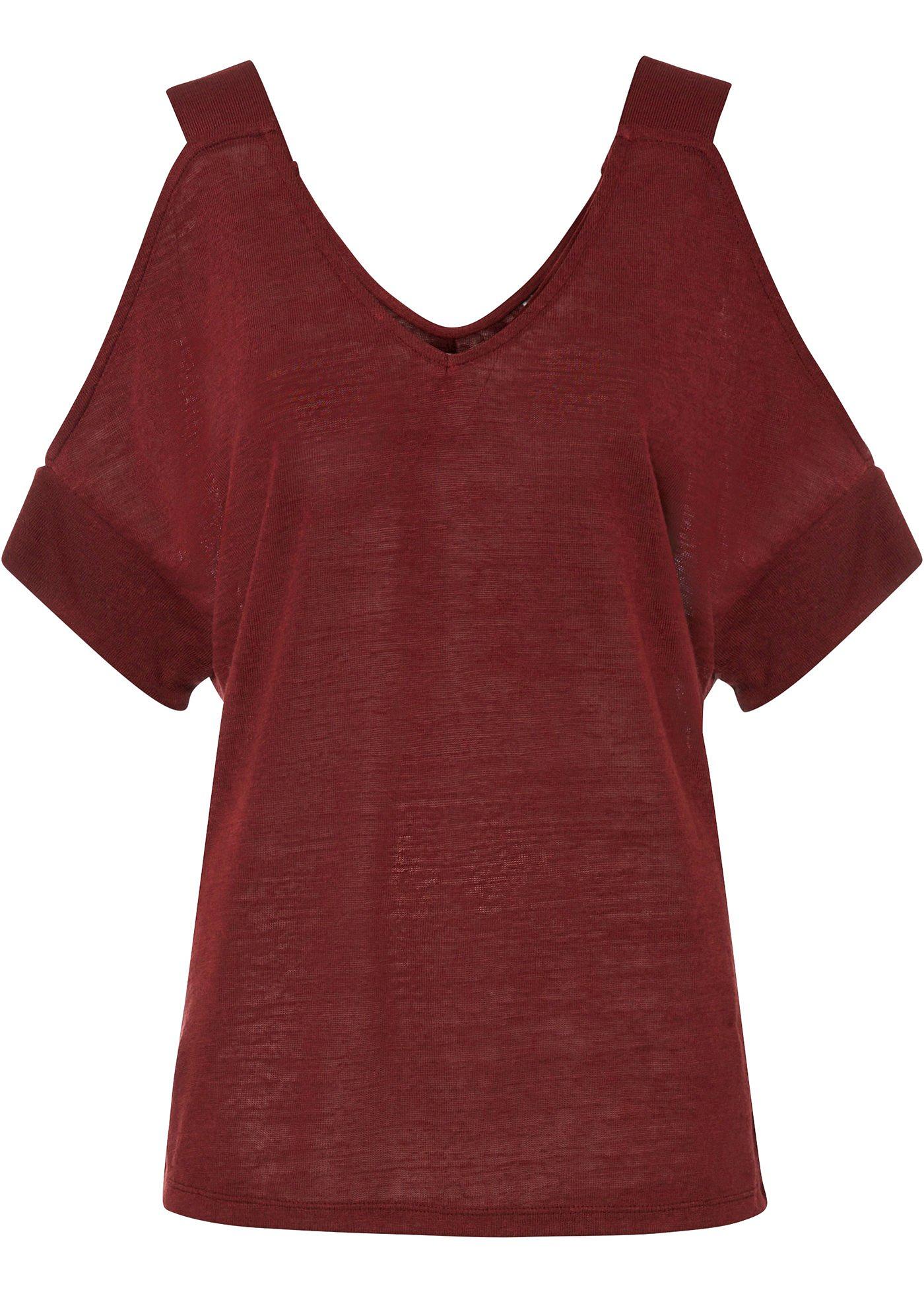 T-shirt avec découpe