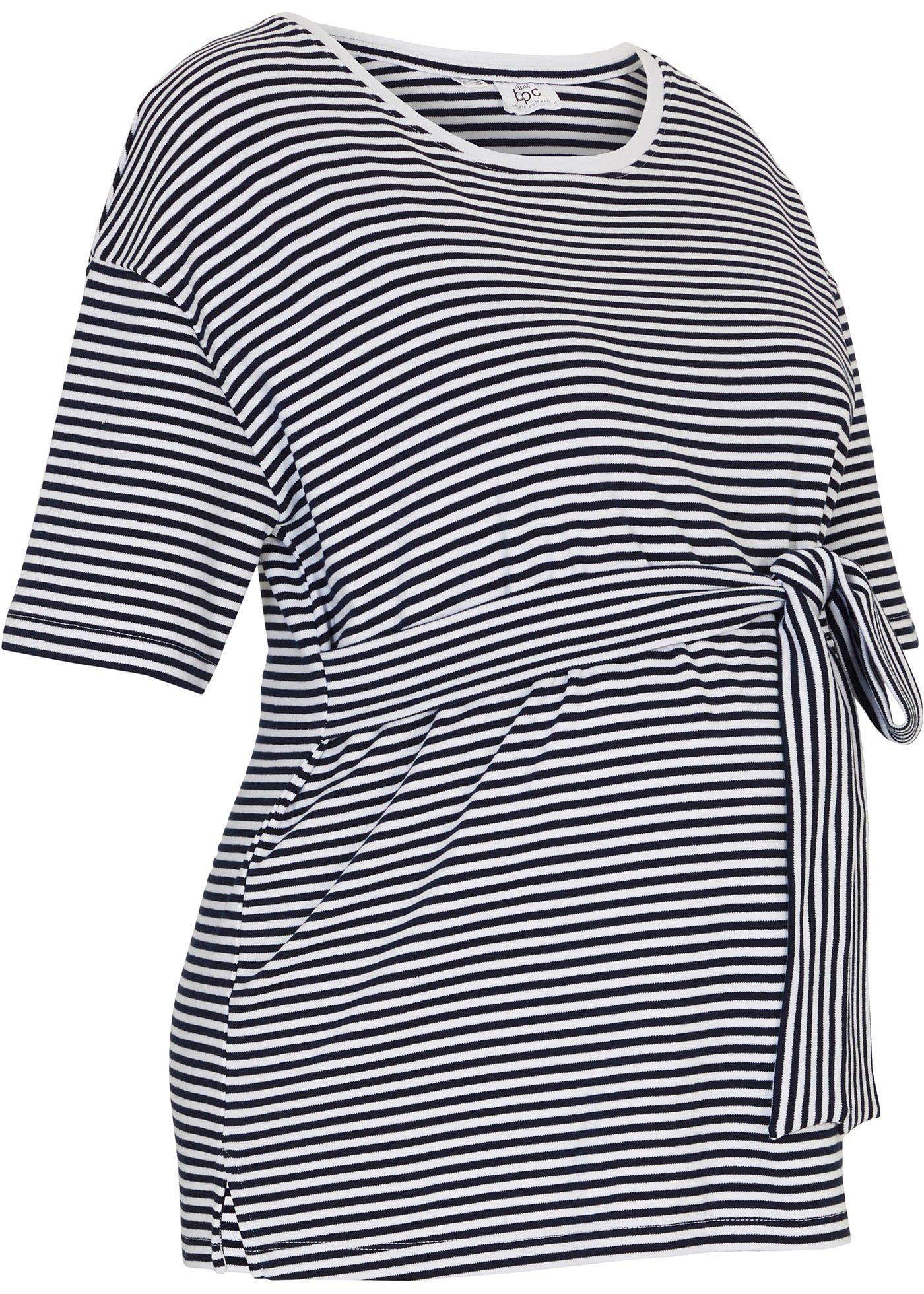 T-shirt de grossesse anti-UV avec lien à nouer