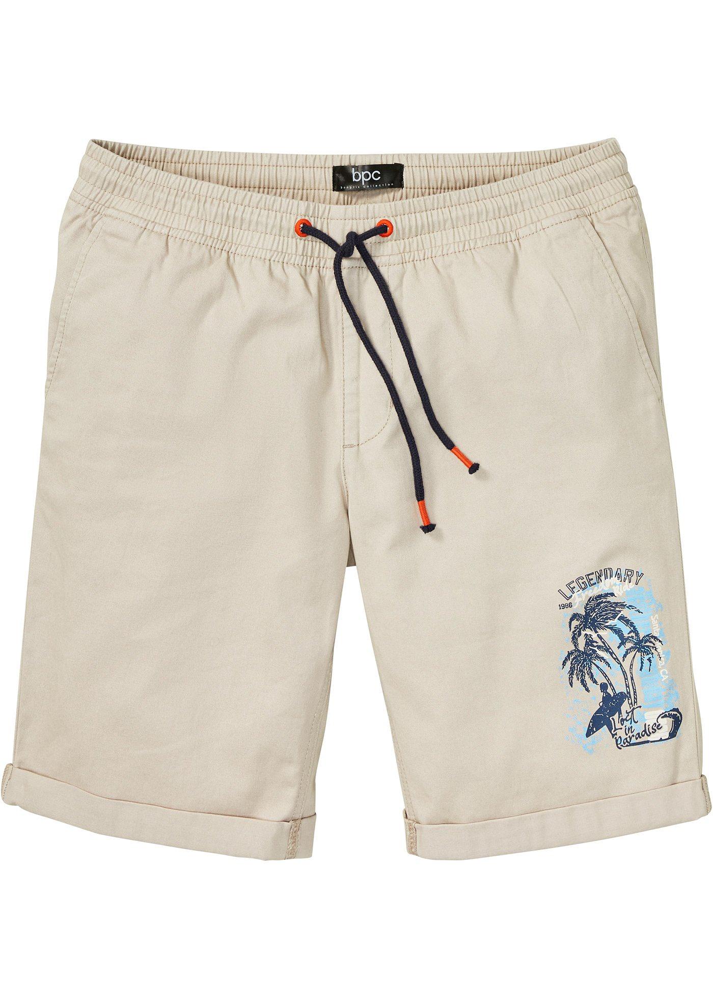 Bermuda à taille extensible, Regular Fit