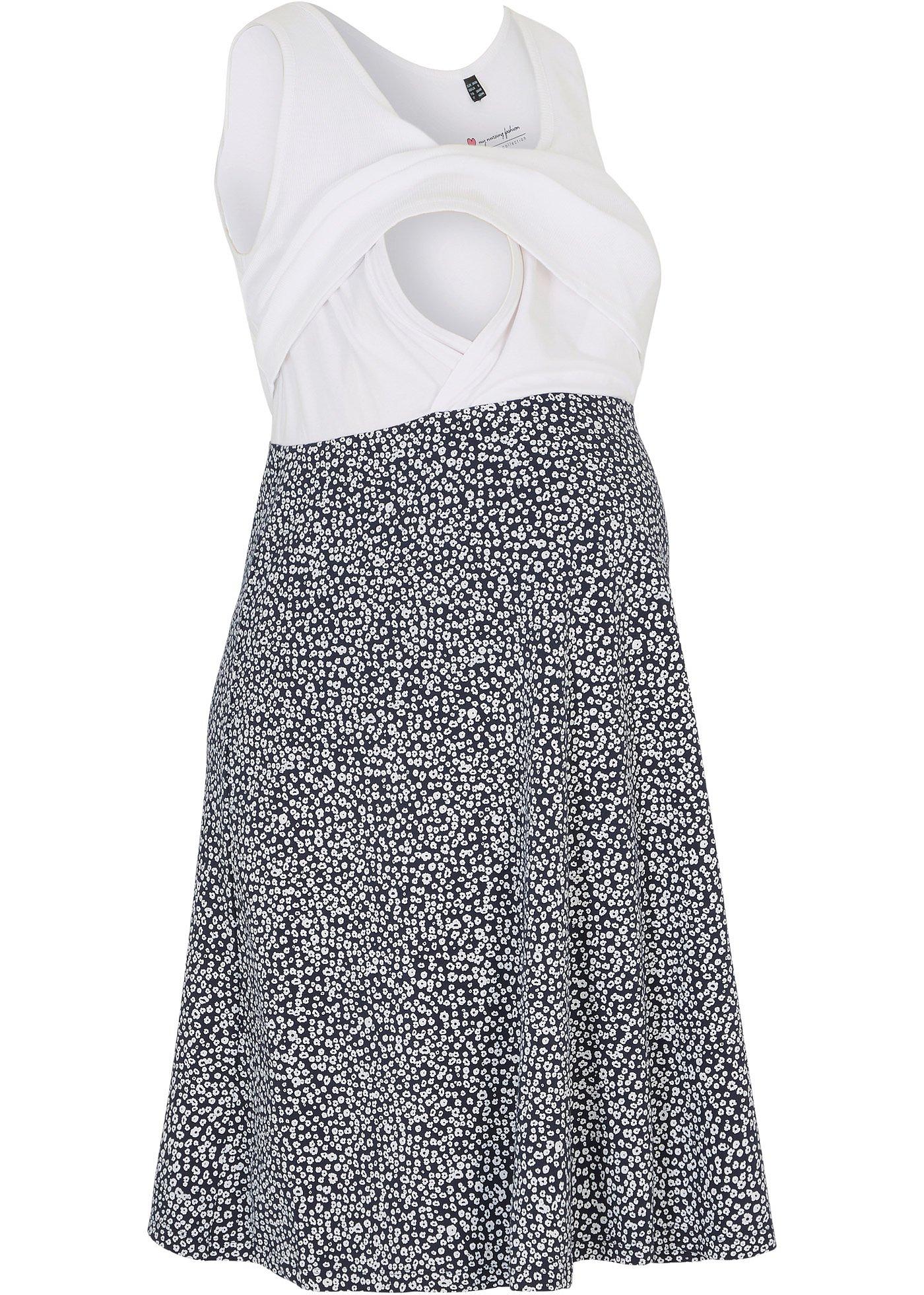 Robe de grossesse en jersey avec fonction allaitement