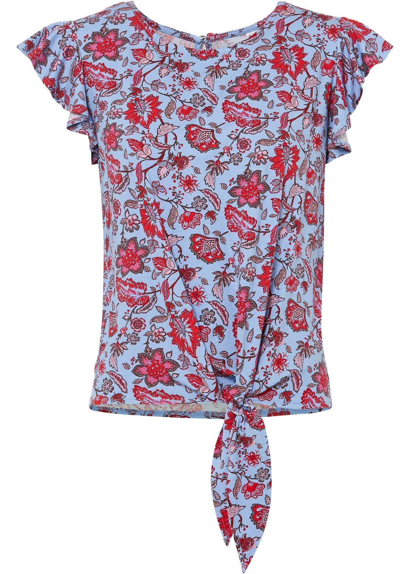 T-shirt avec détail nœud