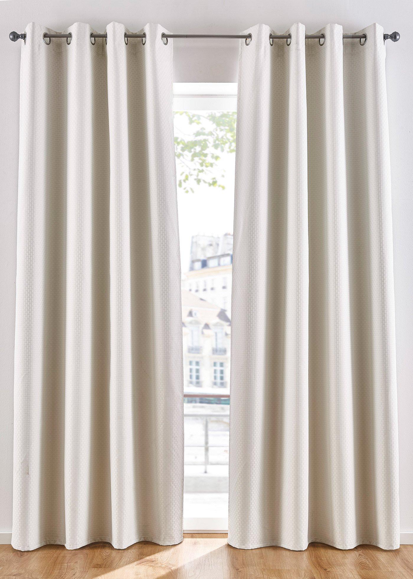 Panneau occultant jacquard avec fonction thermique (1 pce.)