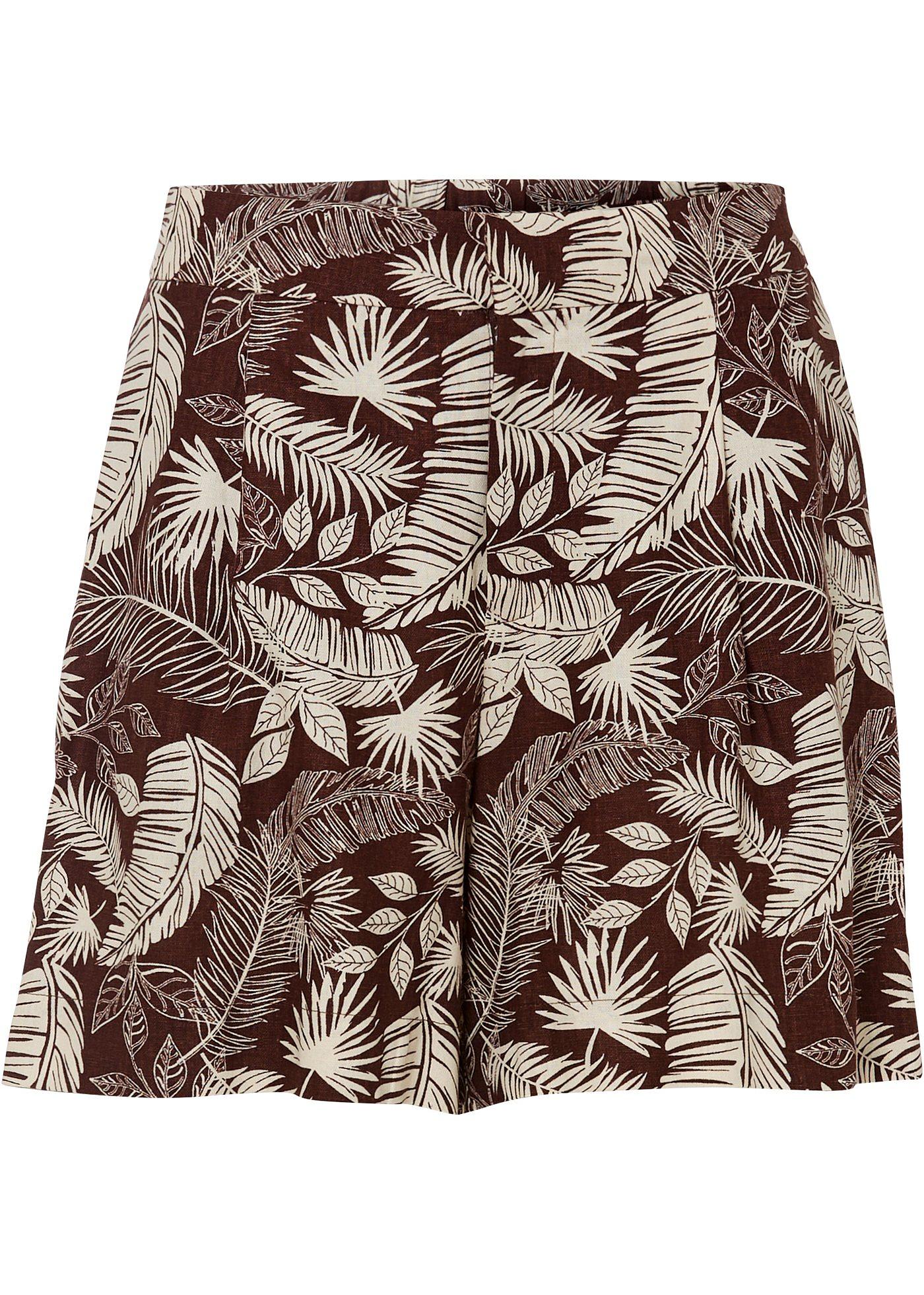 Short avec lin majoritaire