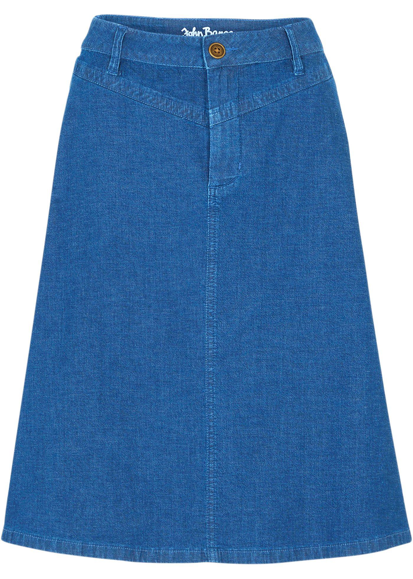 Jupe en jean extensible