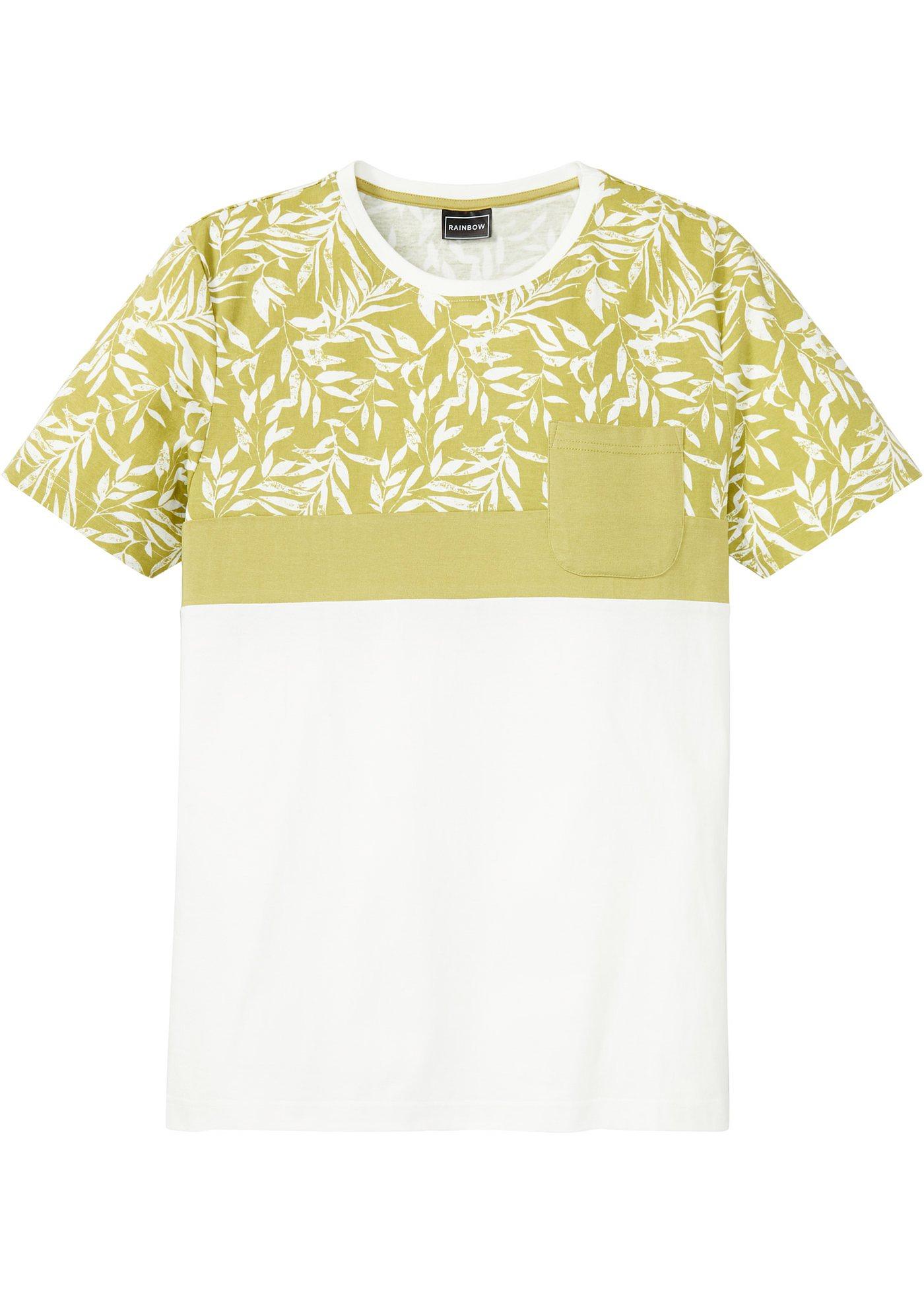 T-shirt avec poche poitrine, Slim Fit