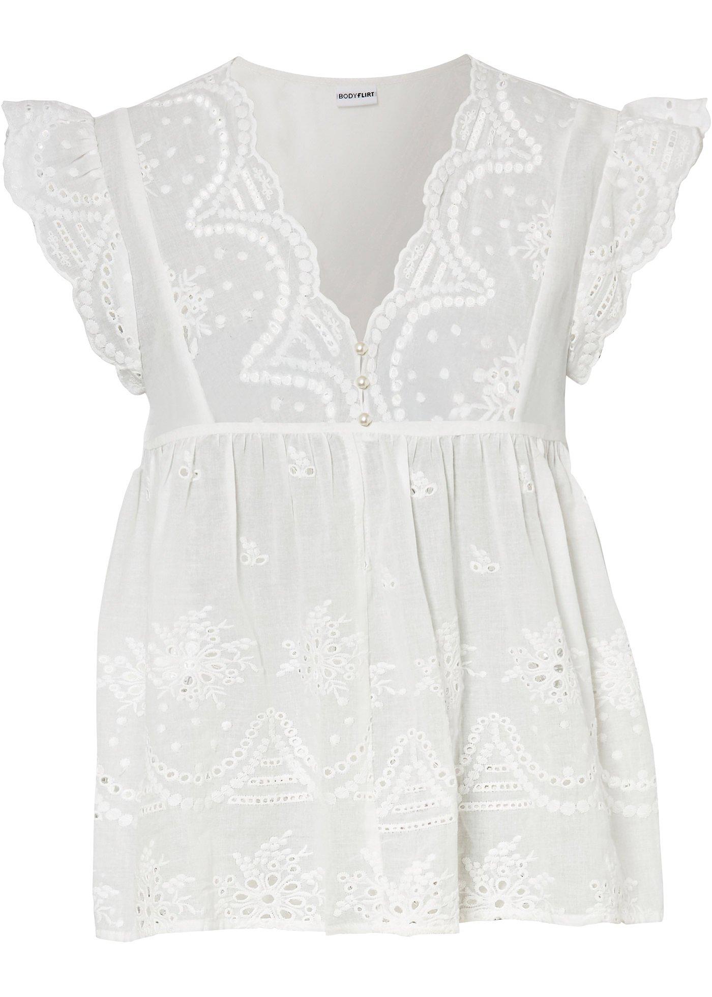Image de Blouse ample à dentelle