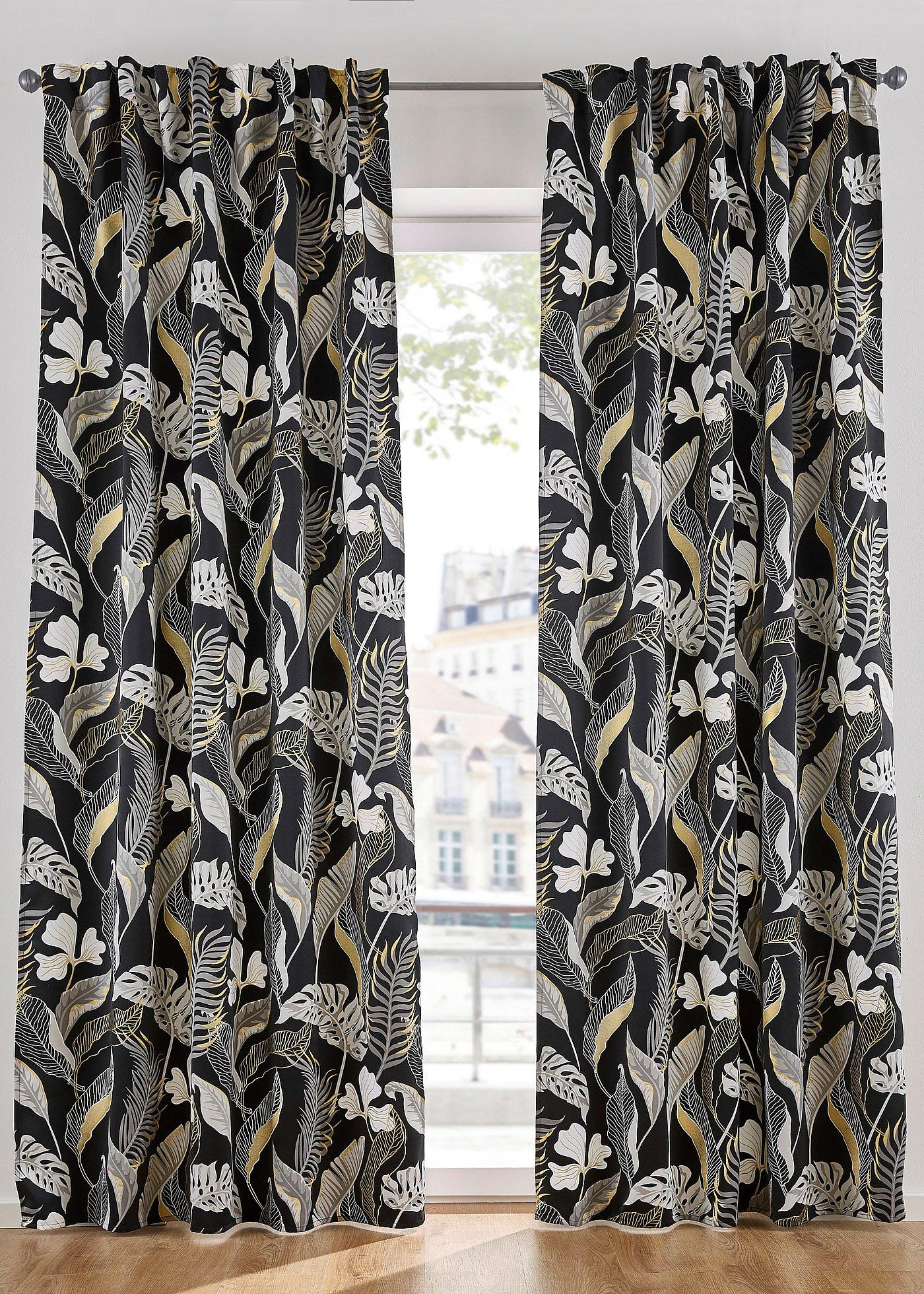 Panneau occultant à imprimé feuilles