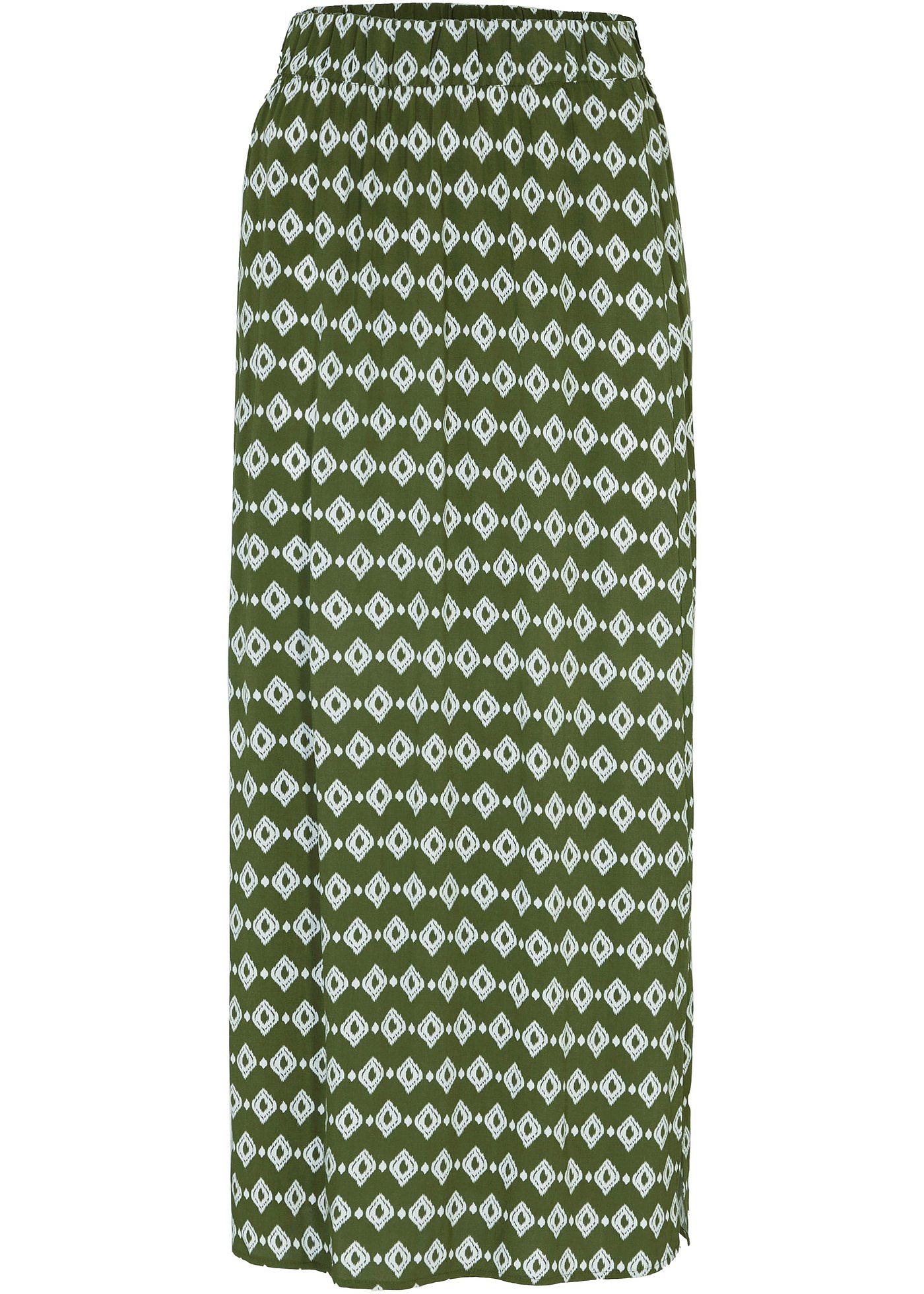 Image de Jupe en viscose imprimée