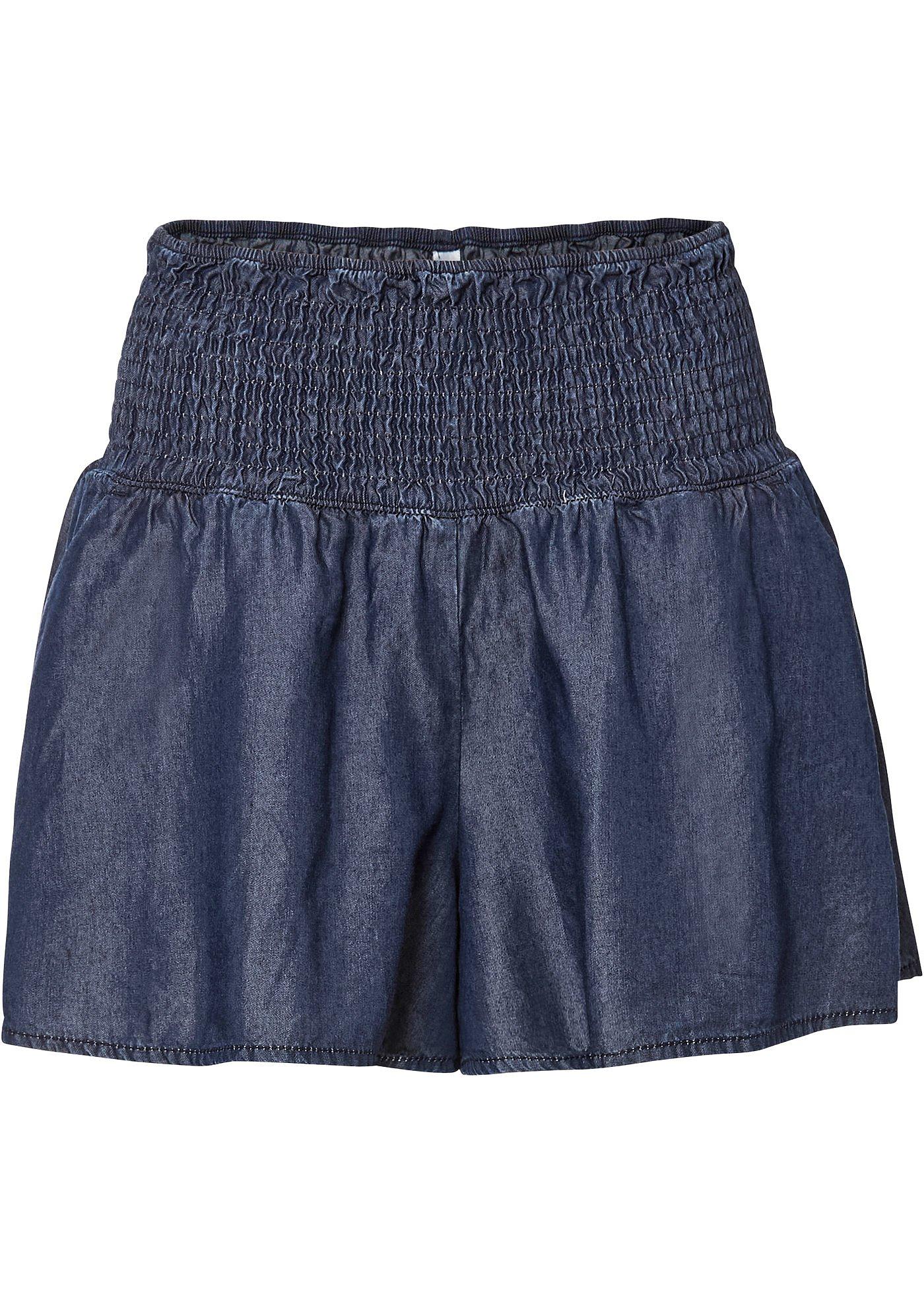 Image de Jupe-short en jean en TENCEL™ Lyocell