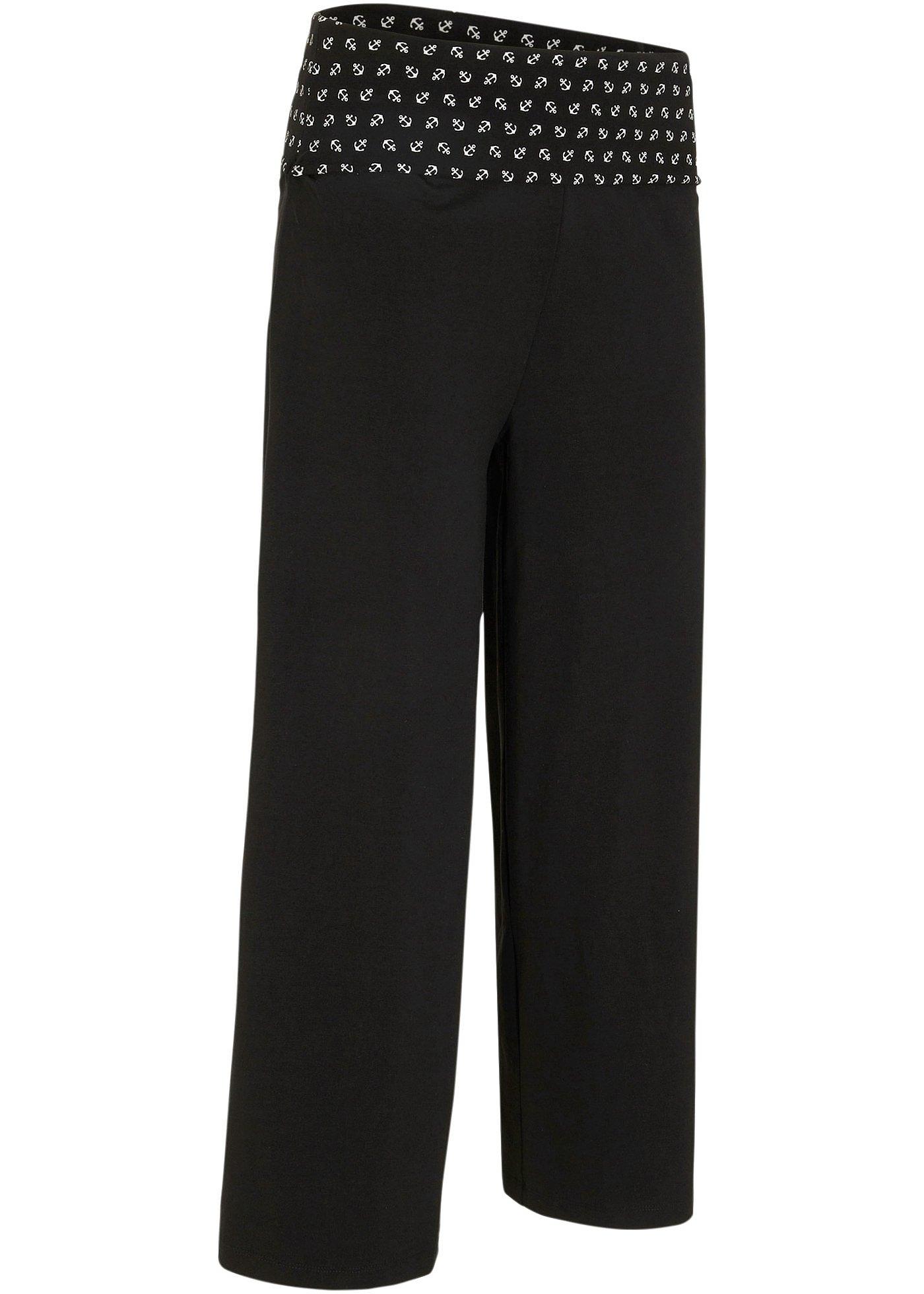 Image de Jupe-culotte avec taille confortable, mi-mollet