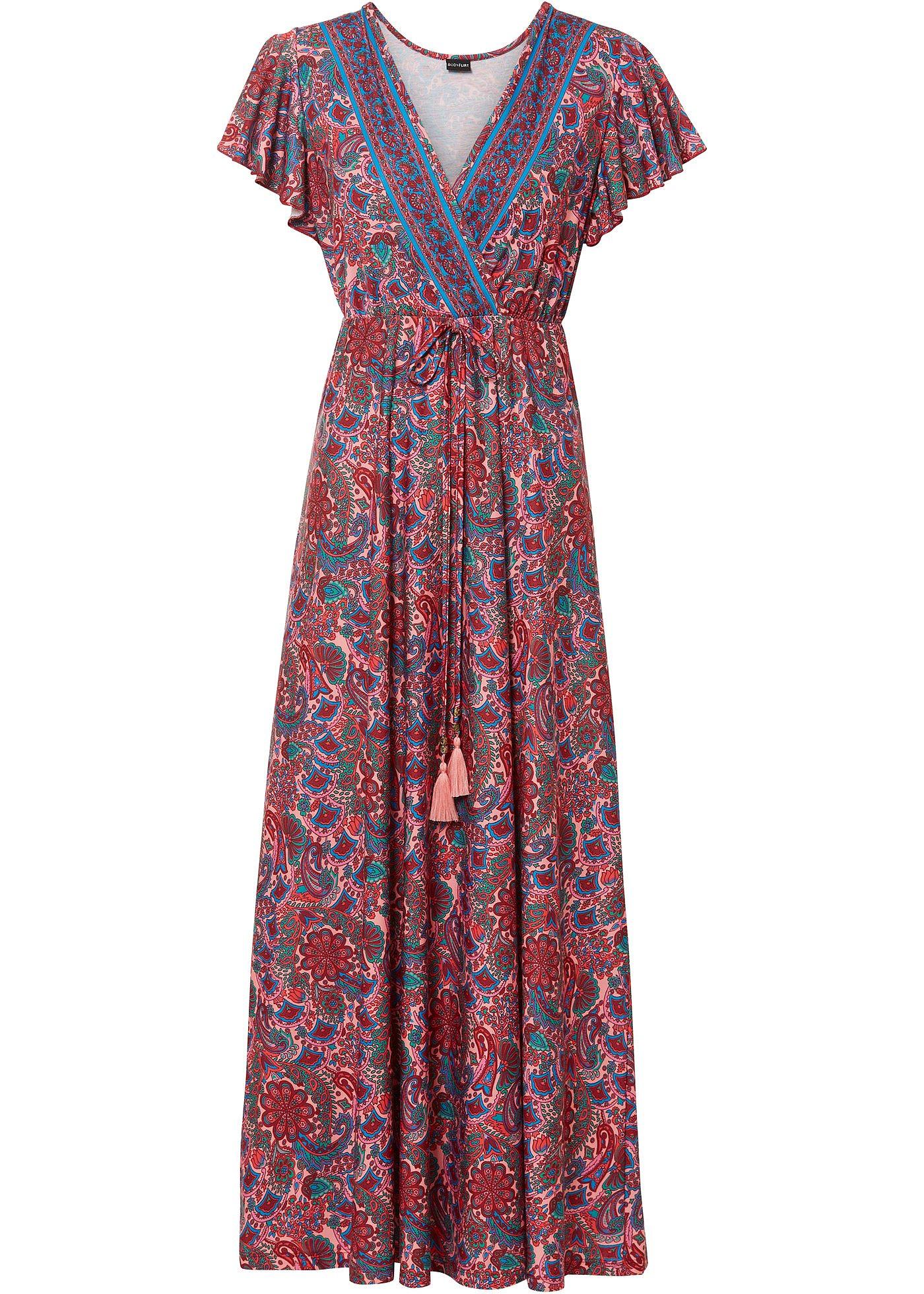 Robe longue imprimée