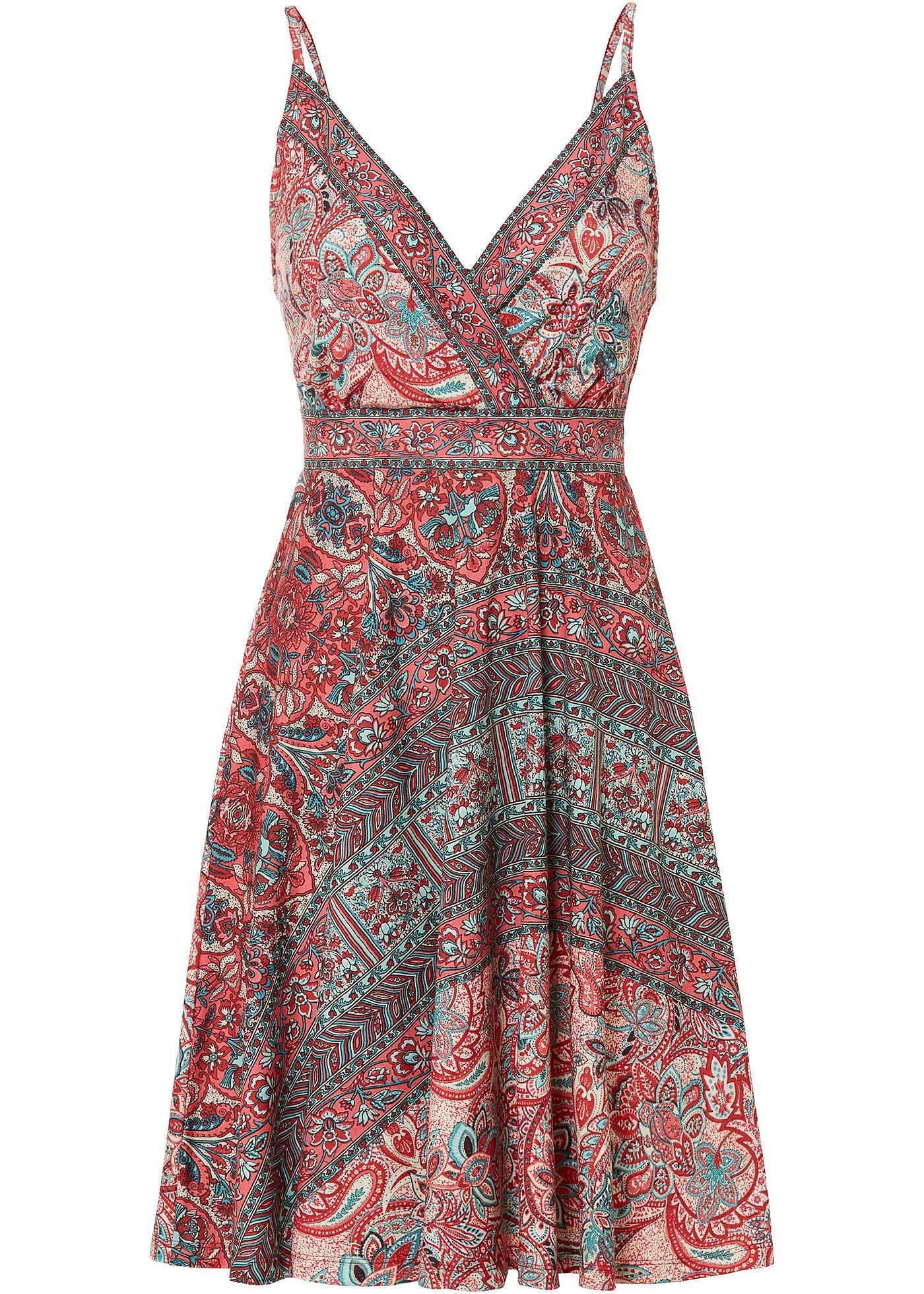 Robe longue imprimée