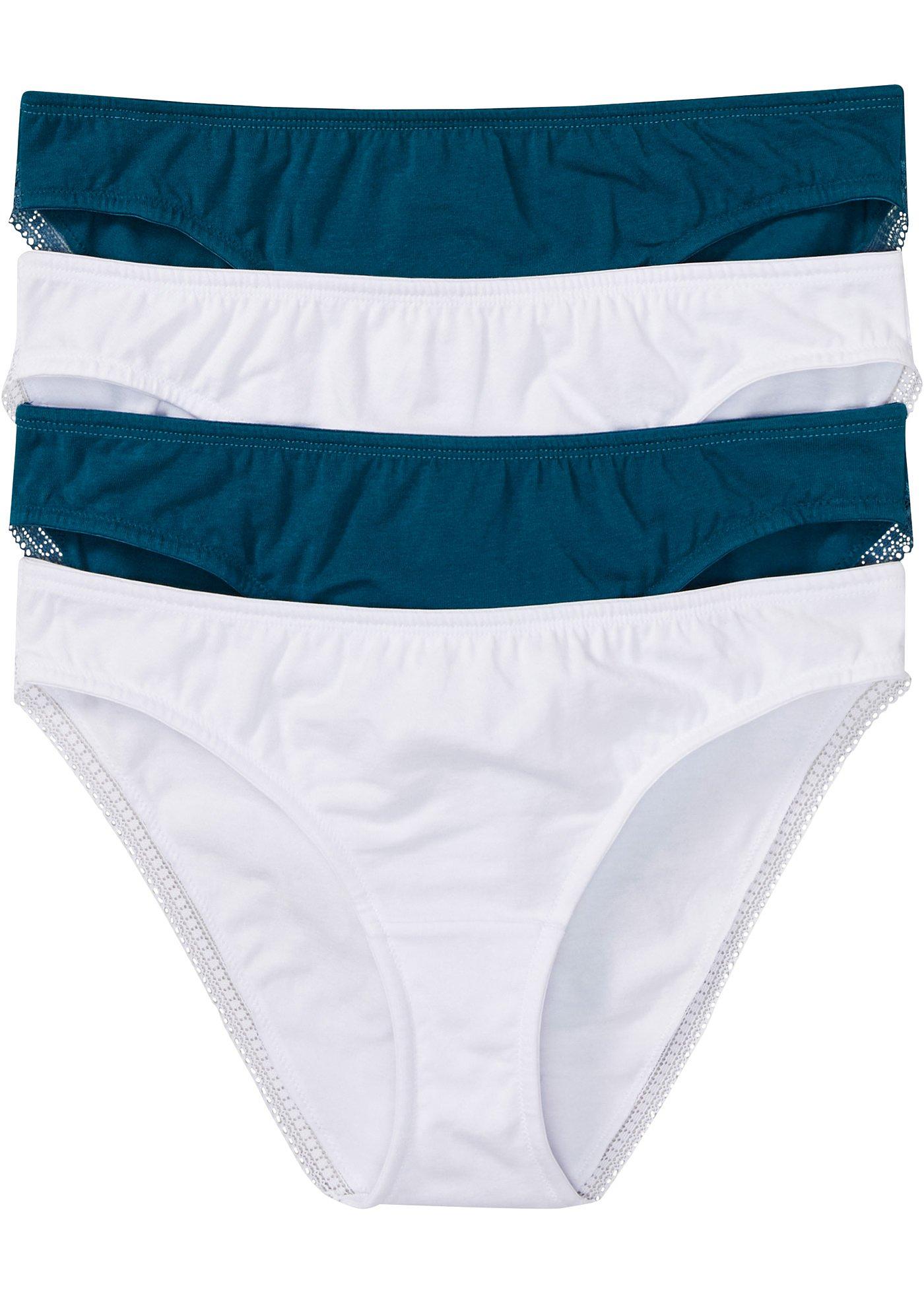 Lot de 4 slips avec dentelle