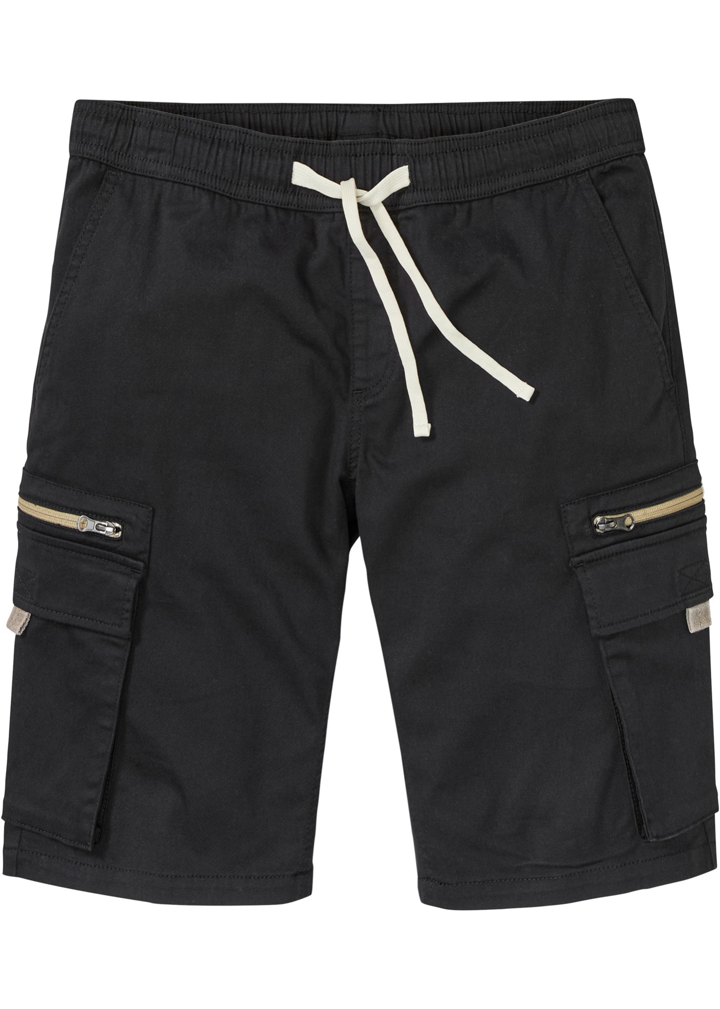 bermuda taille extensible avec poches cargo, regular fit