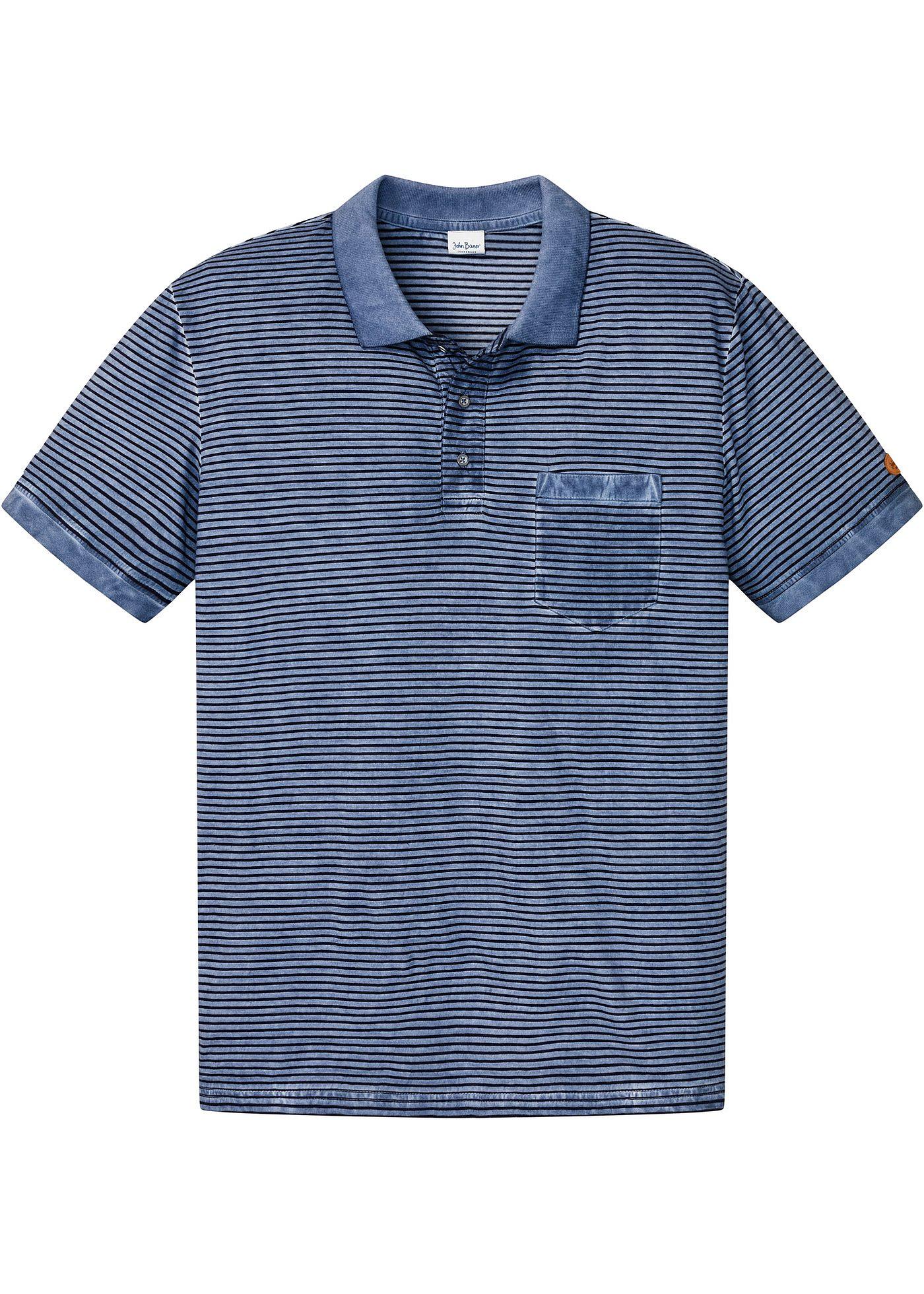 Polo aspect délavé, manches courtes