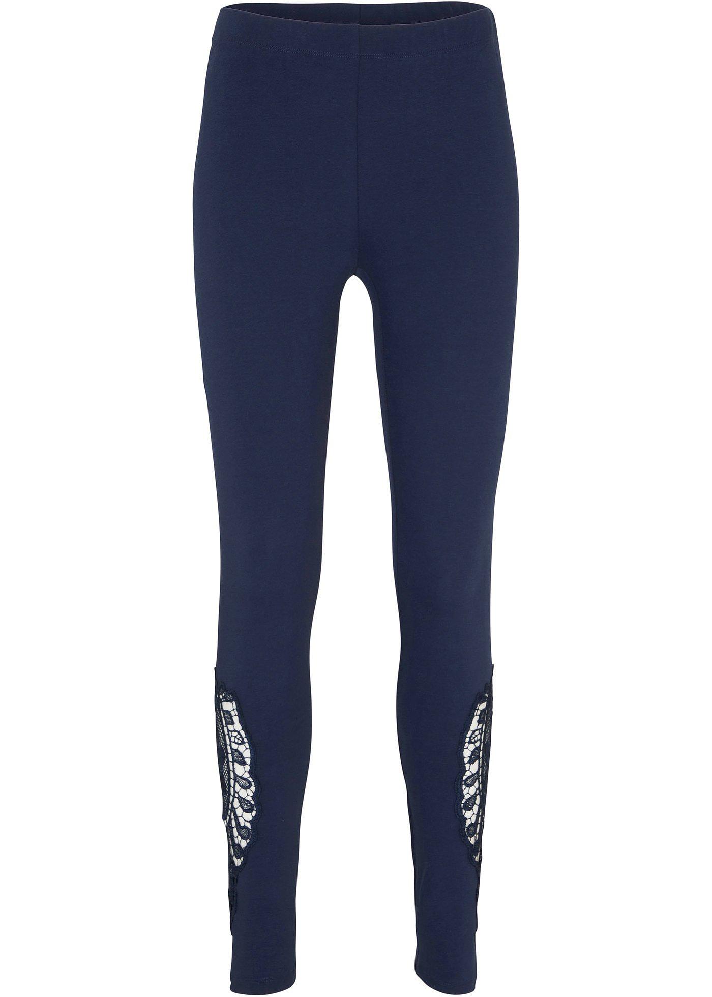 Legging avec dentelle