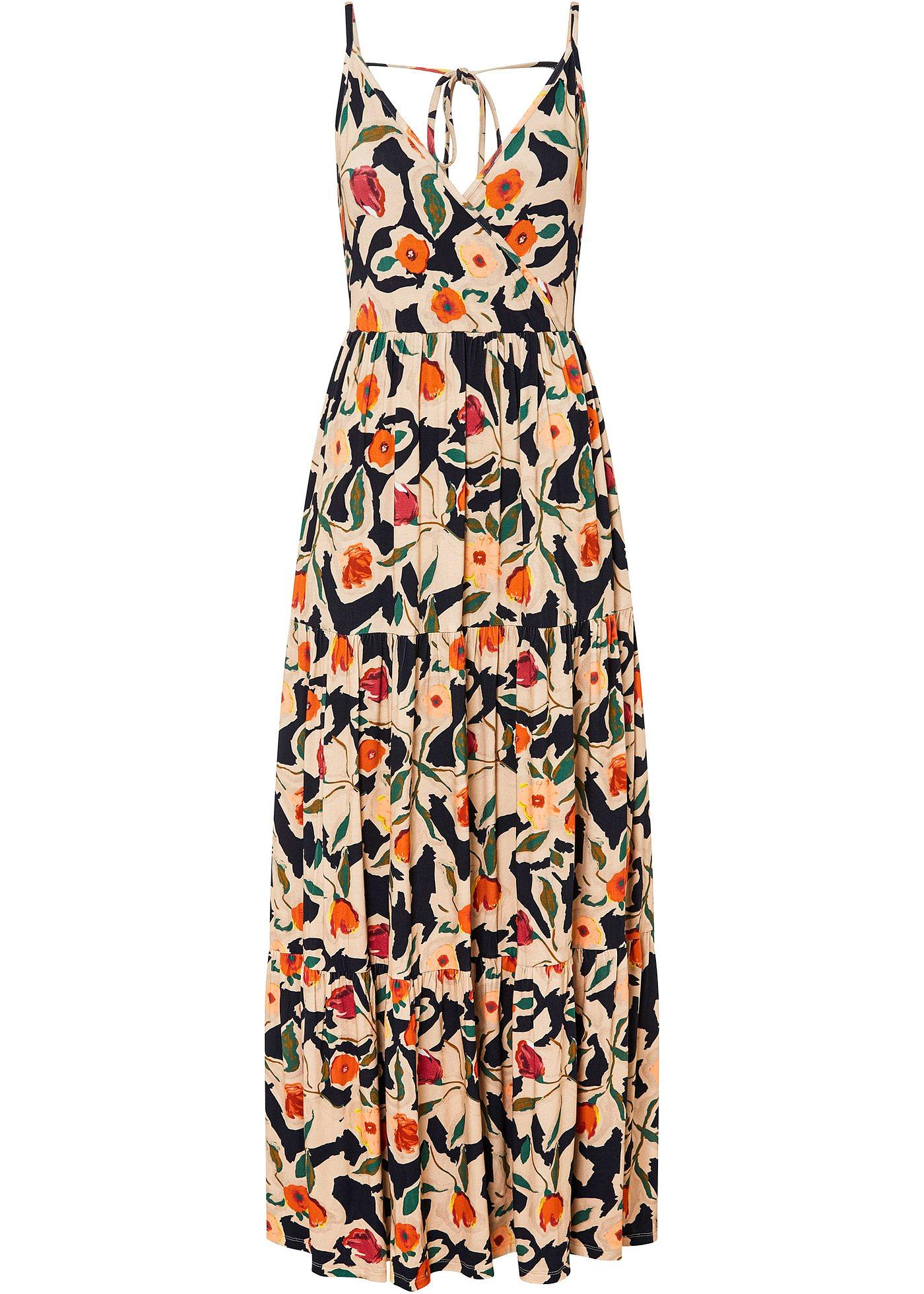 Robe longue imprimée