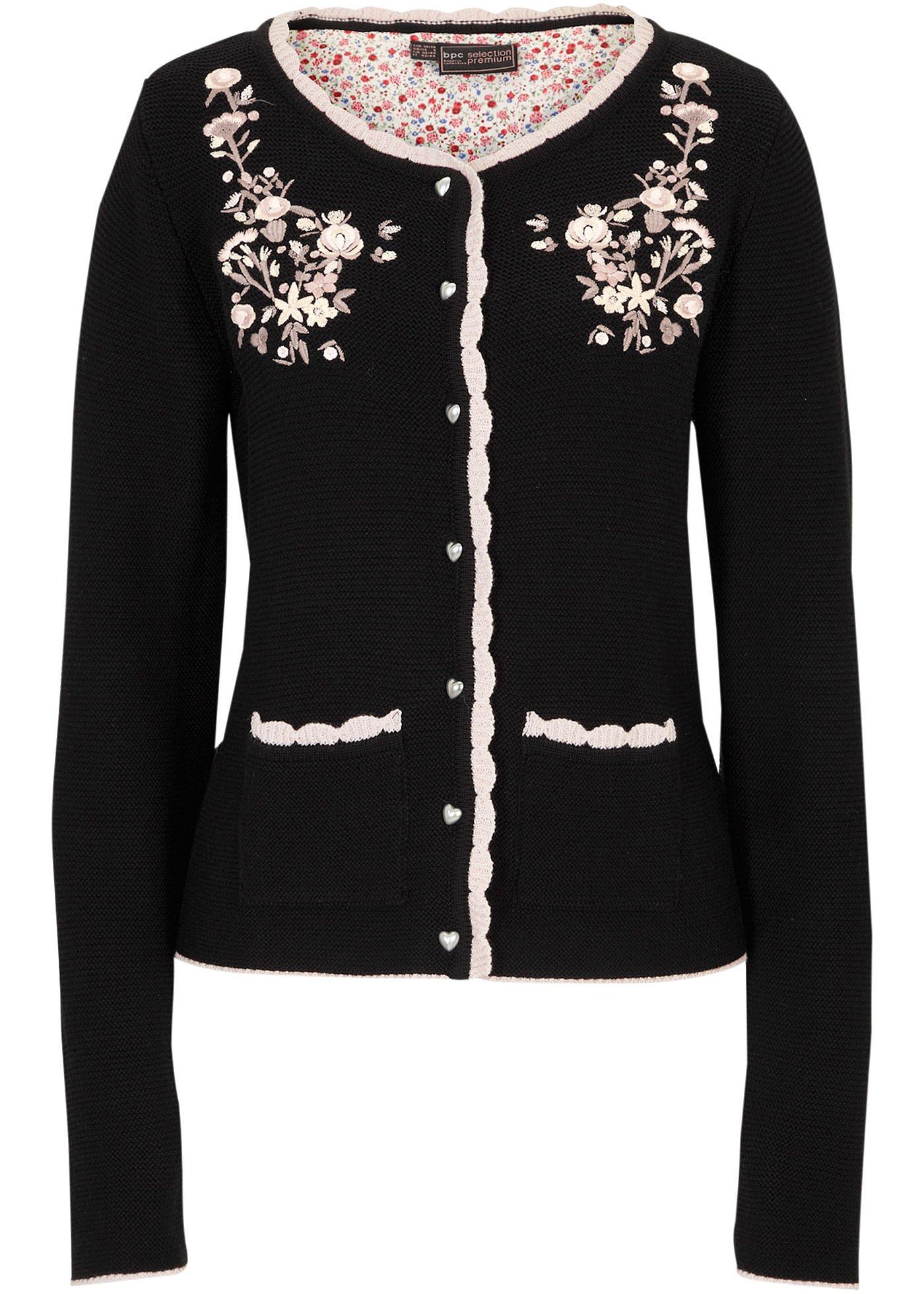 Image de Joli gilet en maille bavarois avec broderie