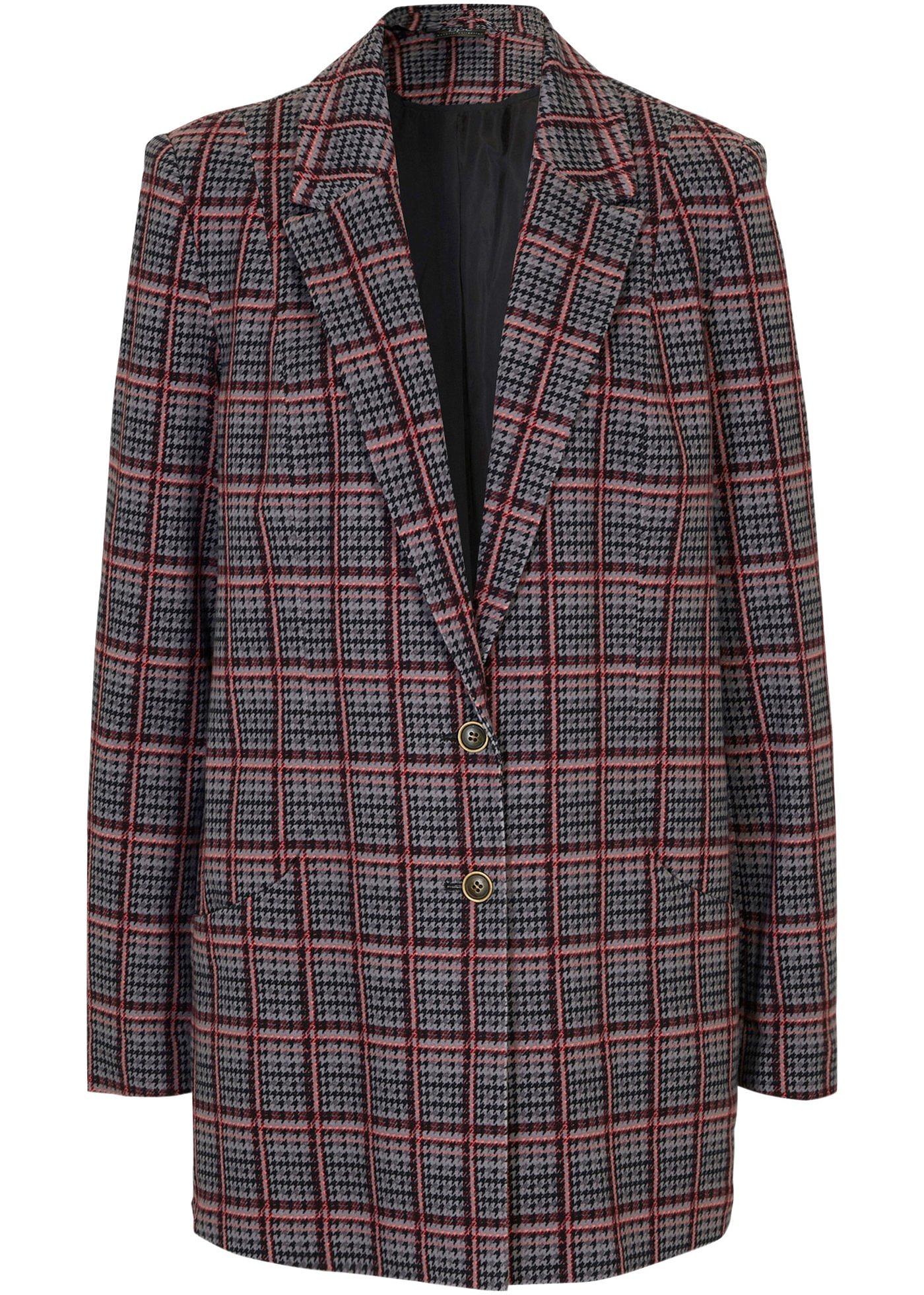 Blazer en jersey oversize en coton