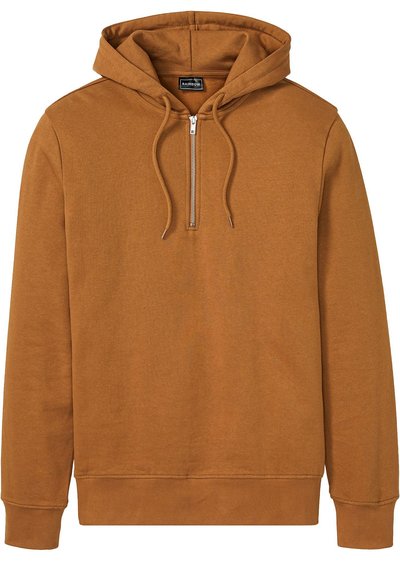 Sweat-shirt à capuche avec fermeture zippée